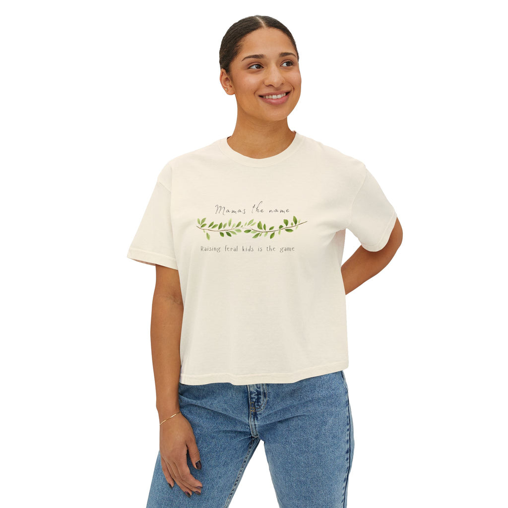 Mamas the name Women's Boxy Tee