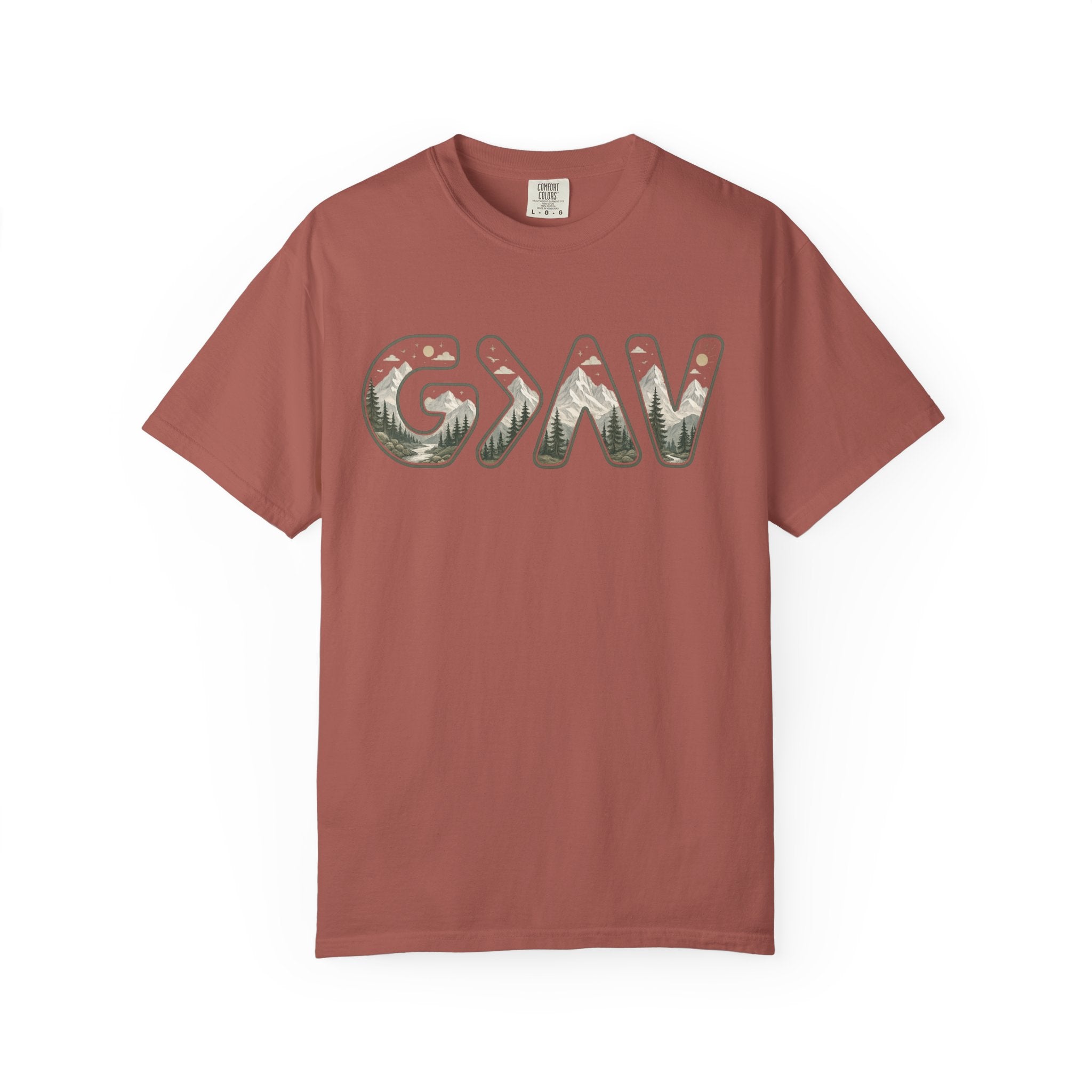 God is greater Unisex Garment-Dyed T-shirt