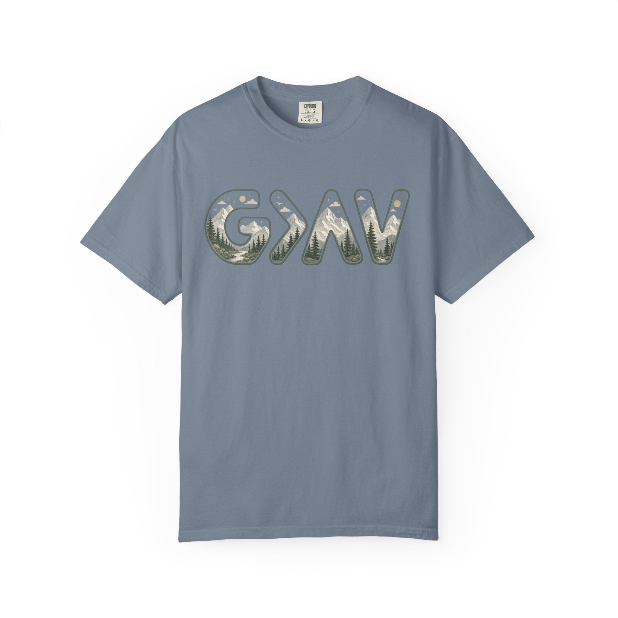 God is greater Unisex Garment-Dyed T-shirt