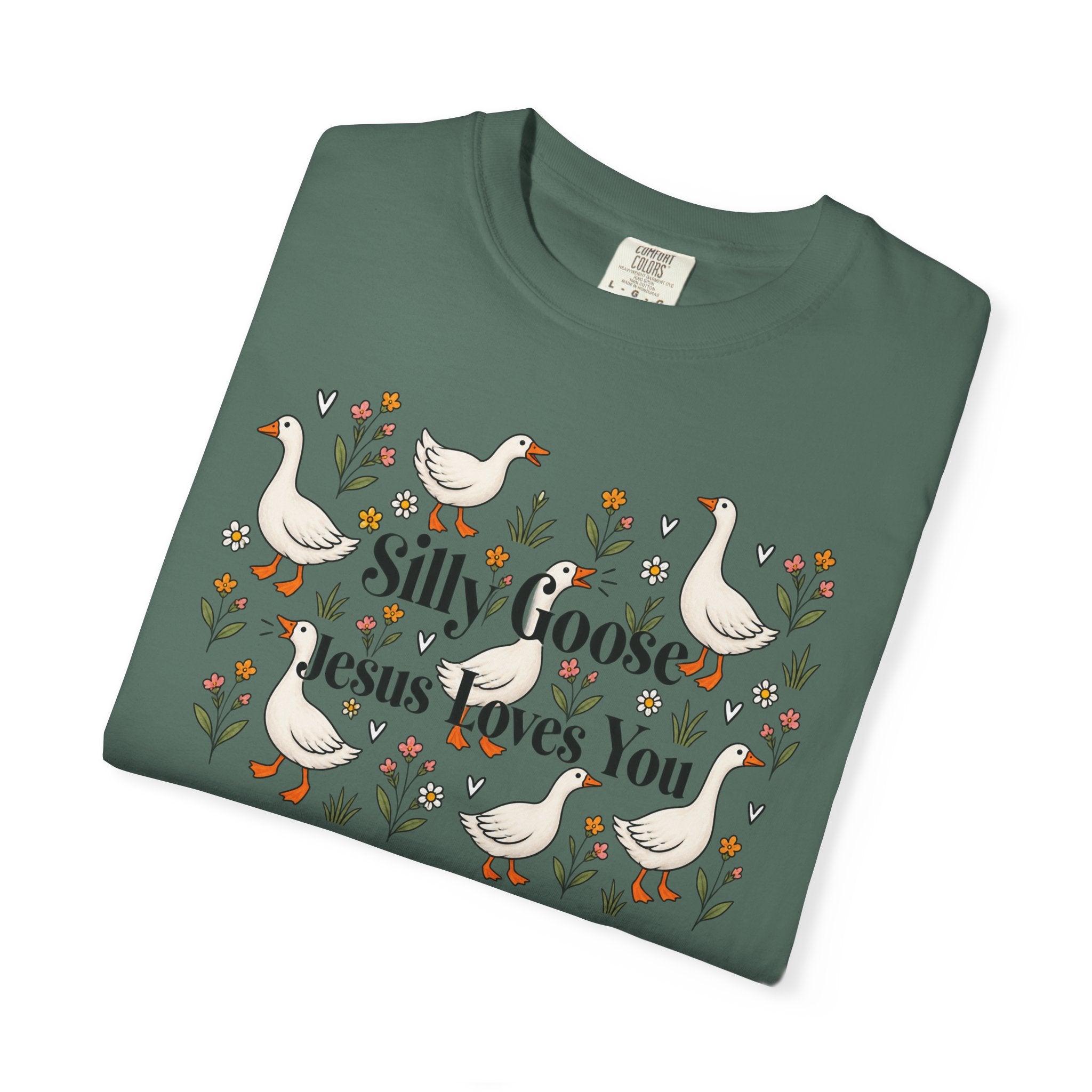 Silly Goose Unisex Garment-Dyed T-shirt