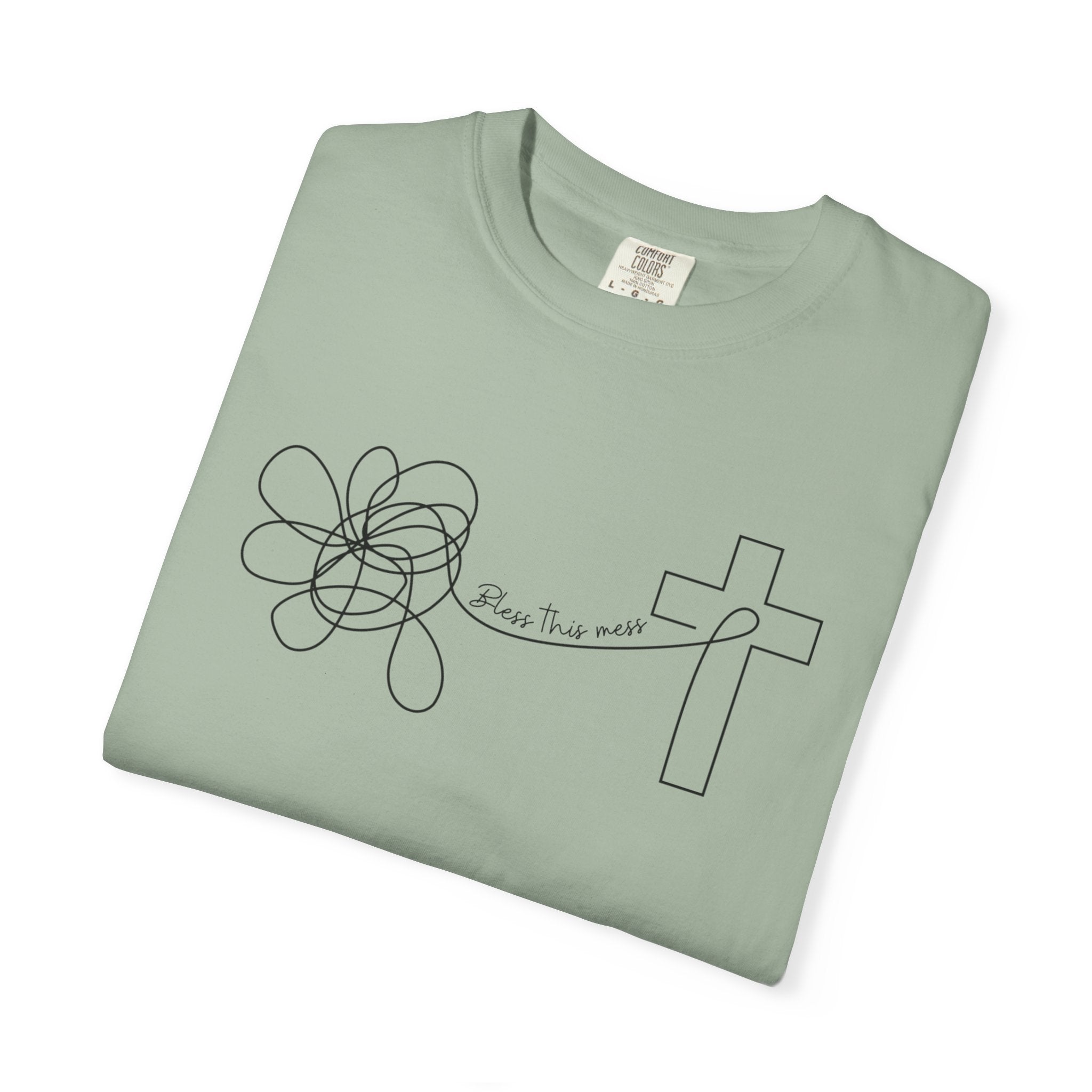 Bless this mess Unisex Garment-Dyed T-shirt