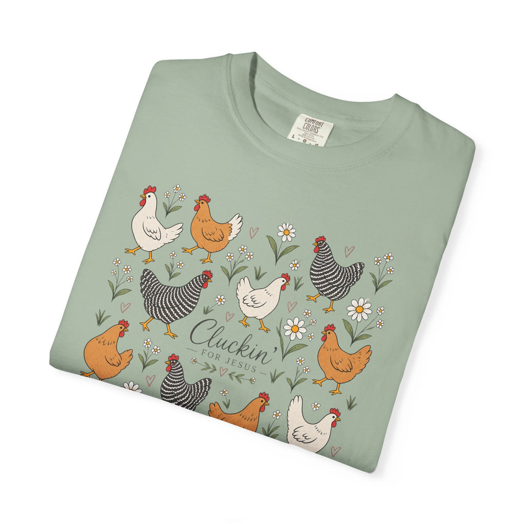 Cluckin Unisex Garment-Dyed T-shirt