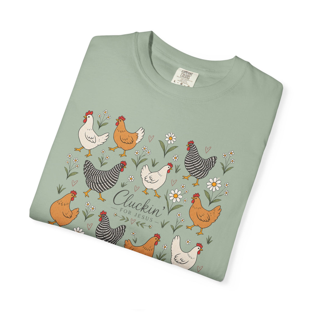 Cluckin Unisex Garment-Dyed T-shirt