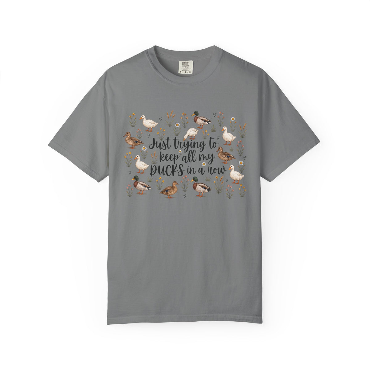 Ducks in a Row Unisex Garment-Dyed T-shirt