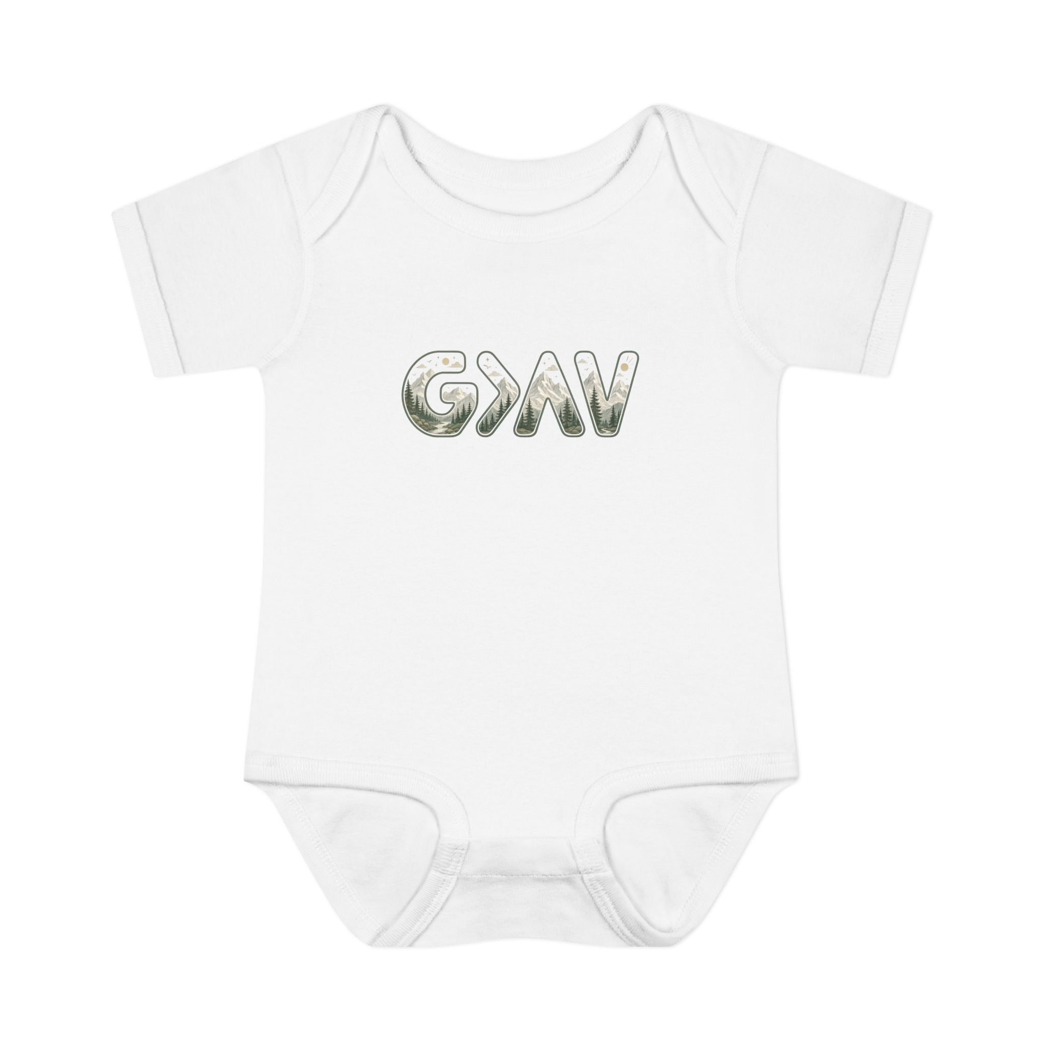 God is greater Infant Baby Rib Bodysuit