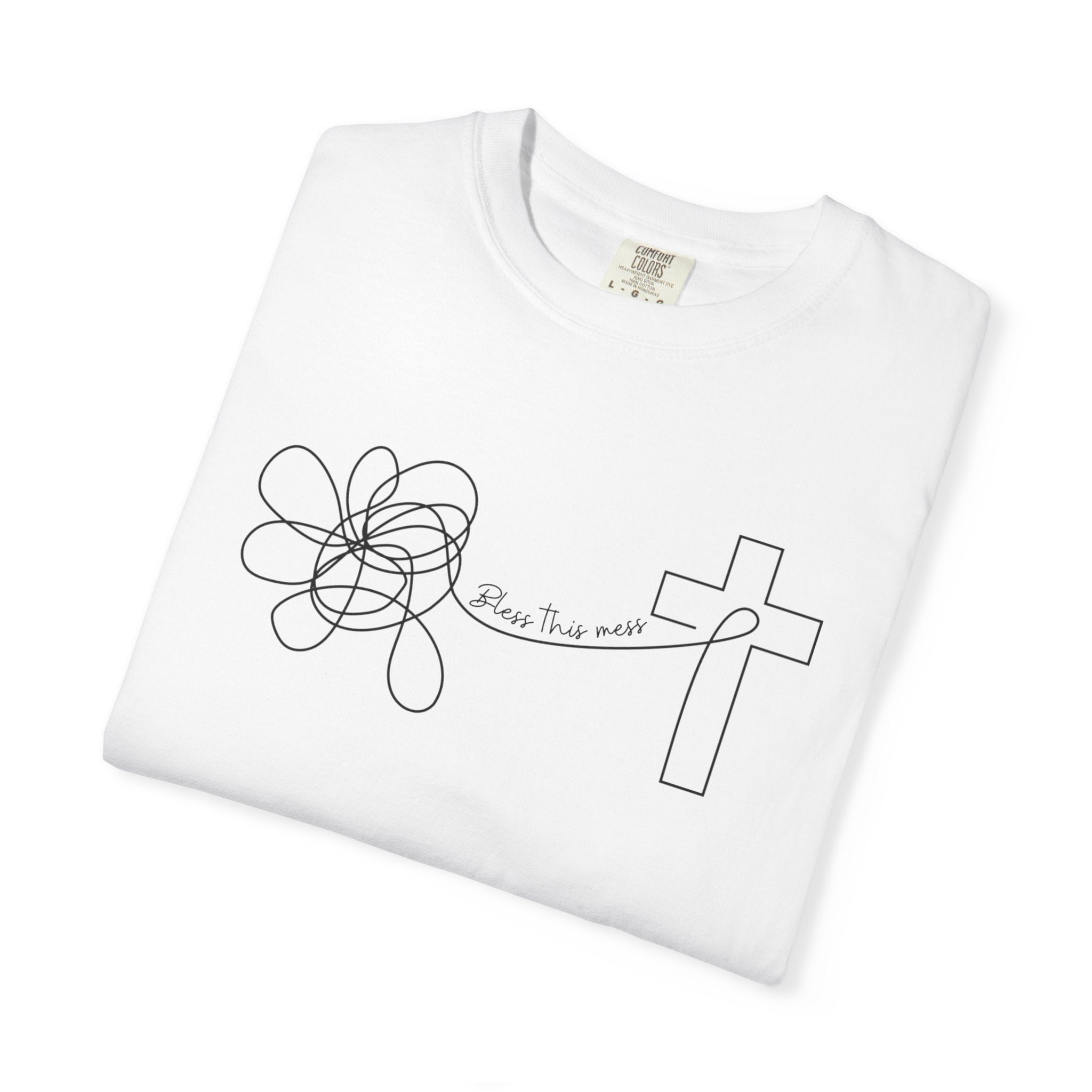 Bless this mess Unisex Garment-Dyed T-shirt