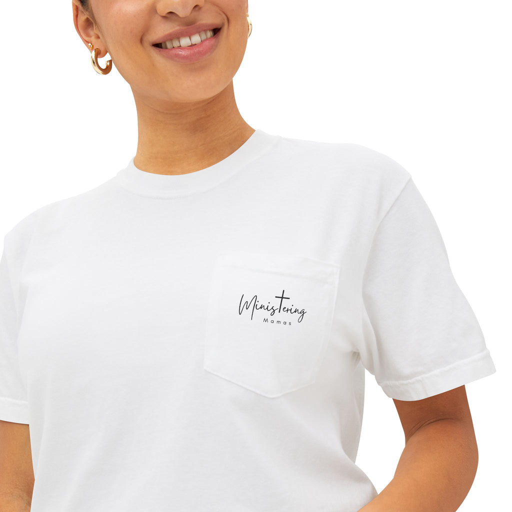Verse Cross Unisex Garment-Dyed Pocket T-Shirt