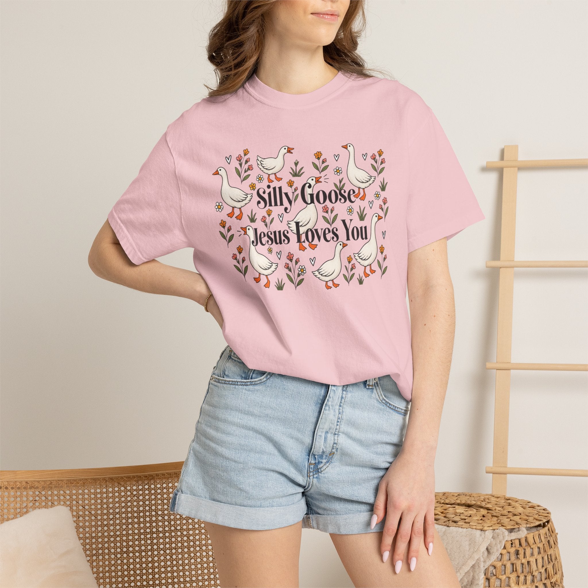 Silly Goose Unisex Garment-Dyed T-shirt