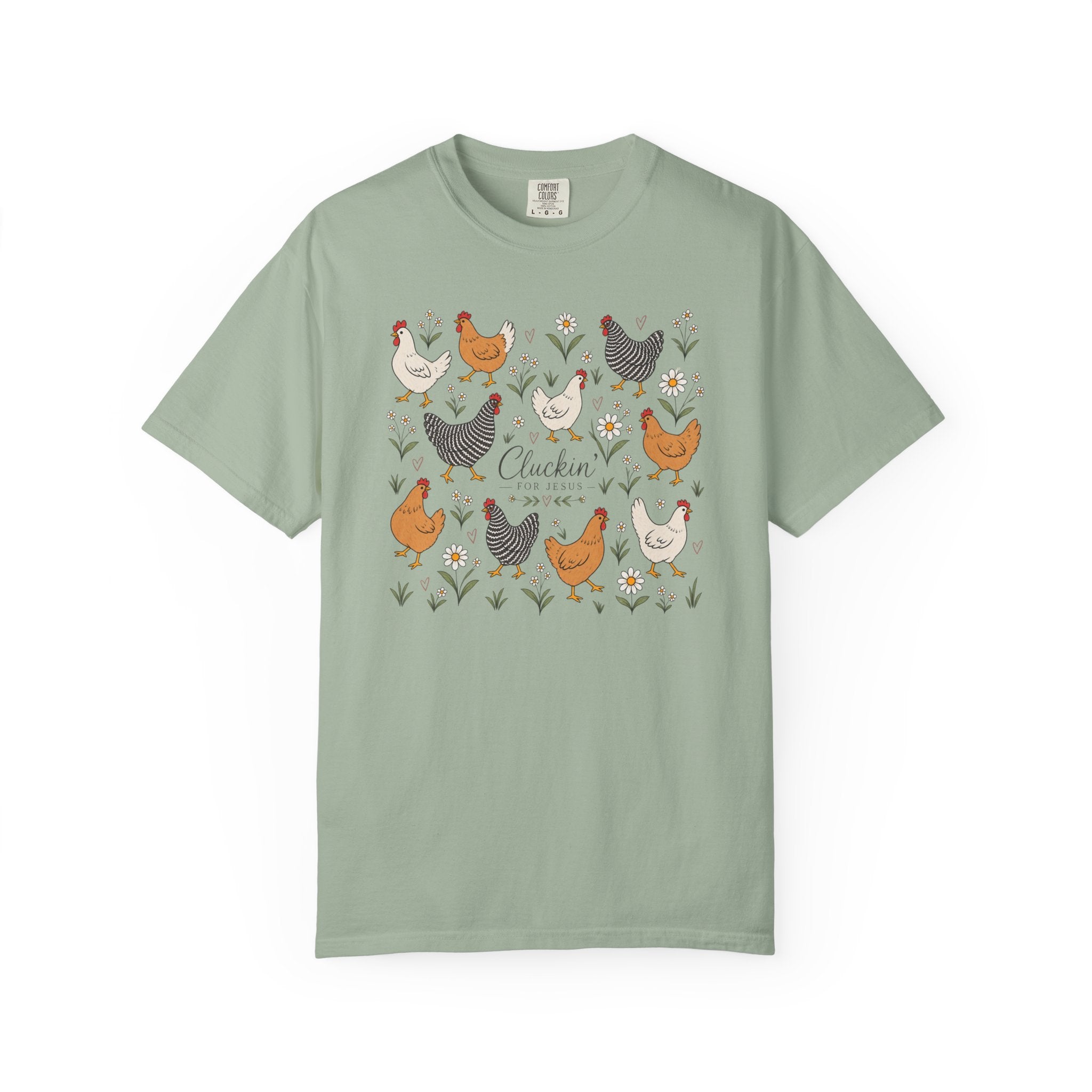 Cluckin Unisex Garment-Dyed T-shirt