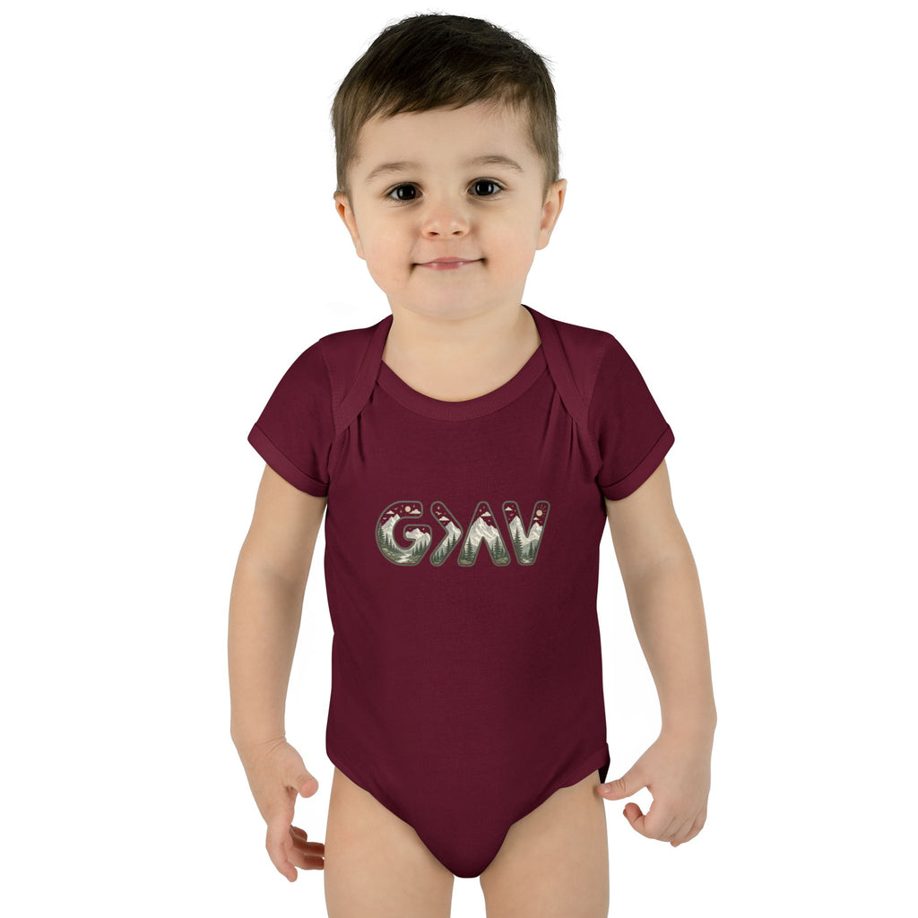 God is greater Infant Baby Rib Bodysuit