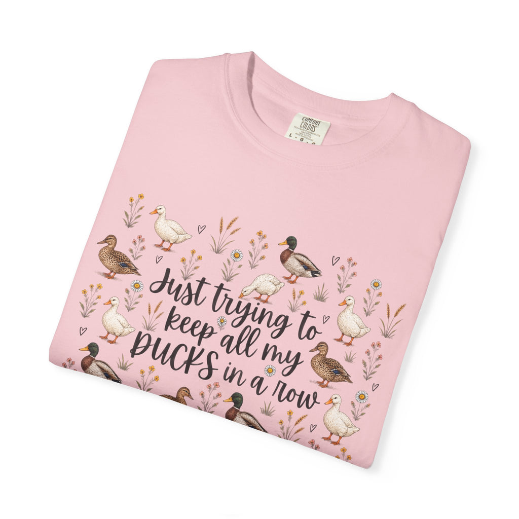 Ducks in a Row Unisex Garment-Dyed T-shirt