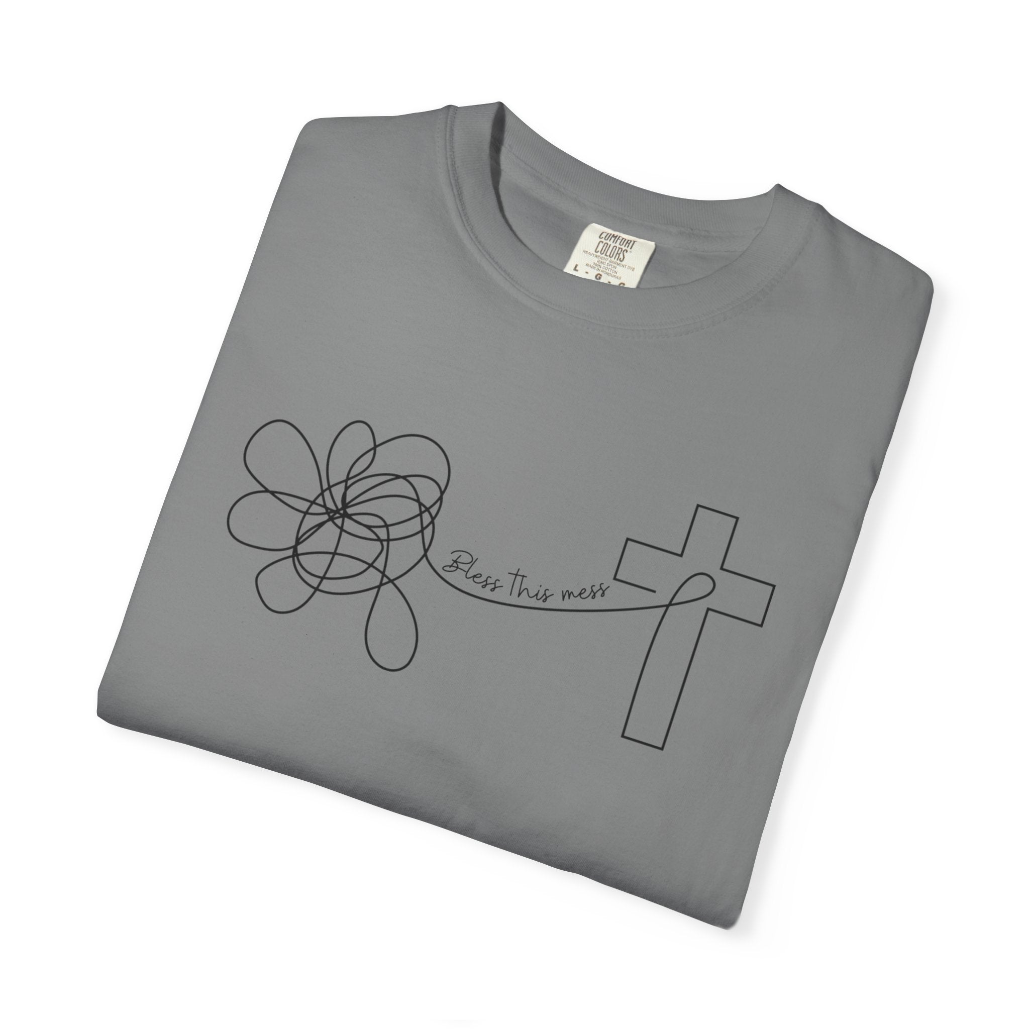 Bless this mess Unisex Garment-Dyed T-shirt