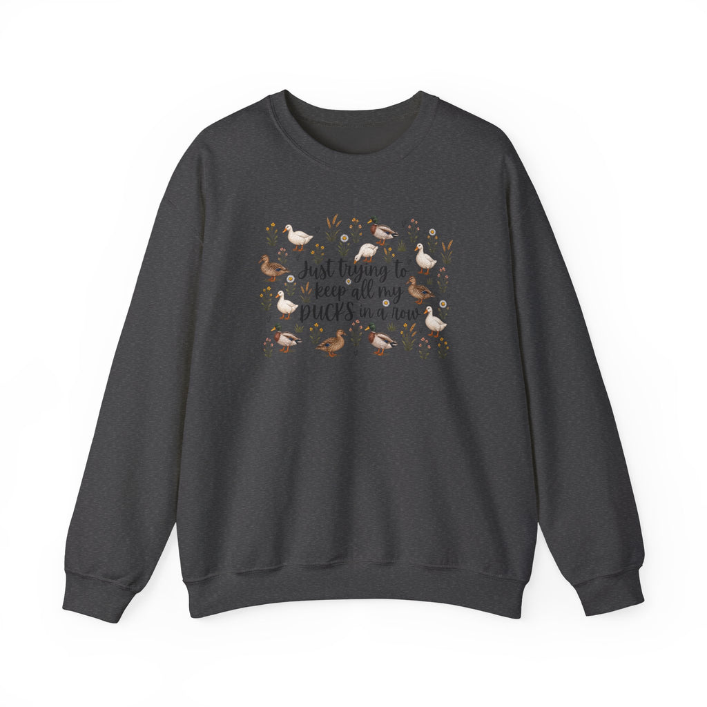 Ducks in a Row Unisex Heavy Blend™ Crewneck Sweatshirt