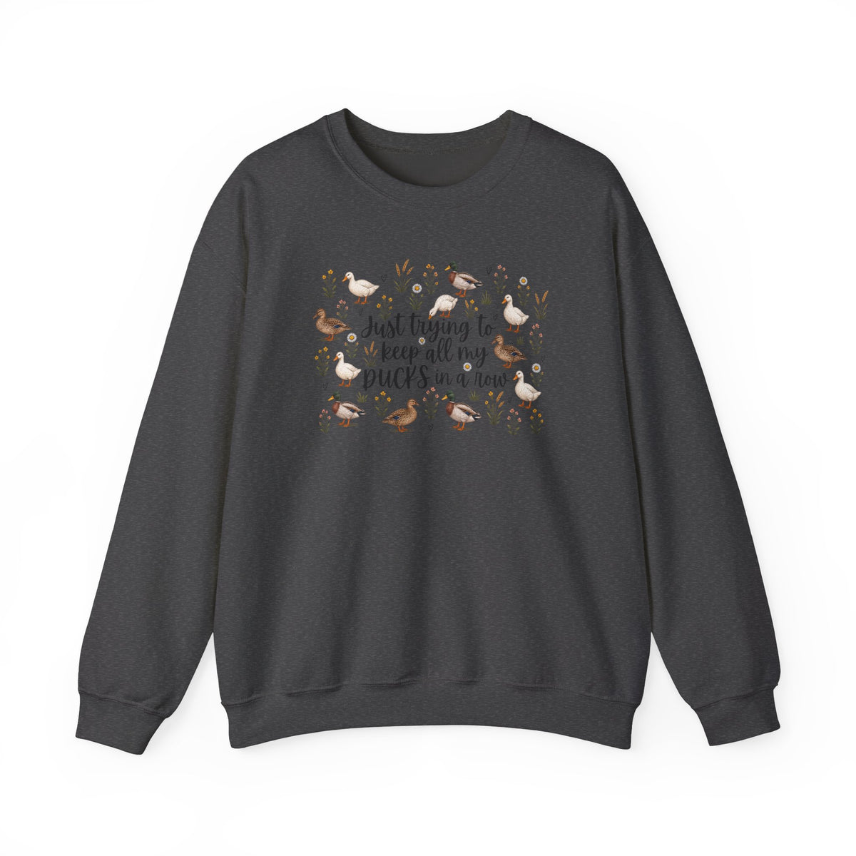 Ducks in a Row Unisex Heavy Blend™ Crewneck Sweatshirt