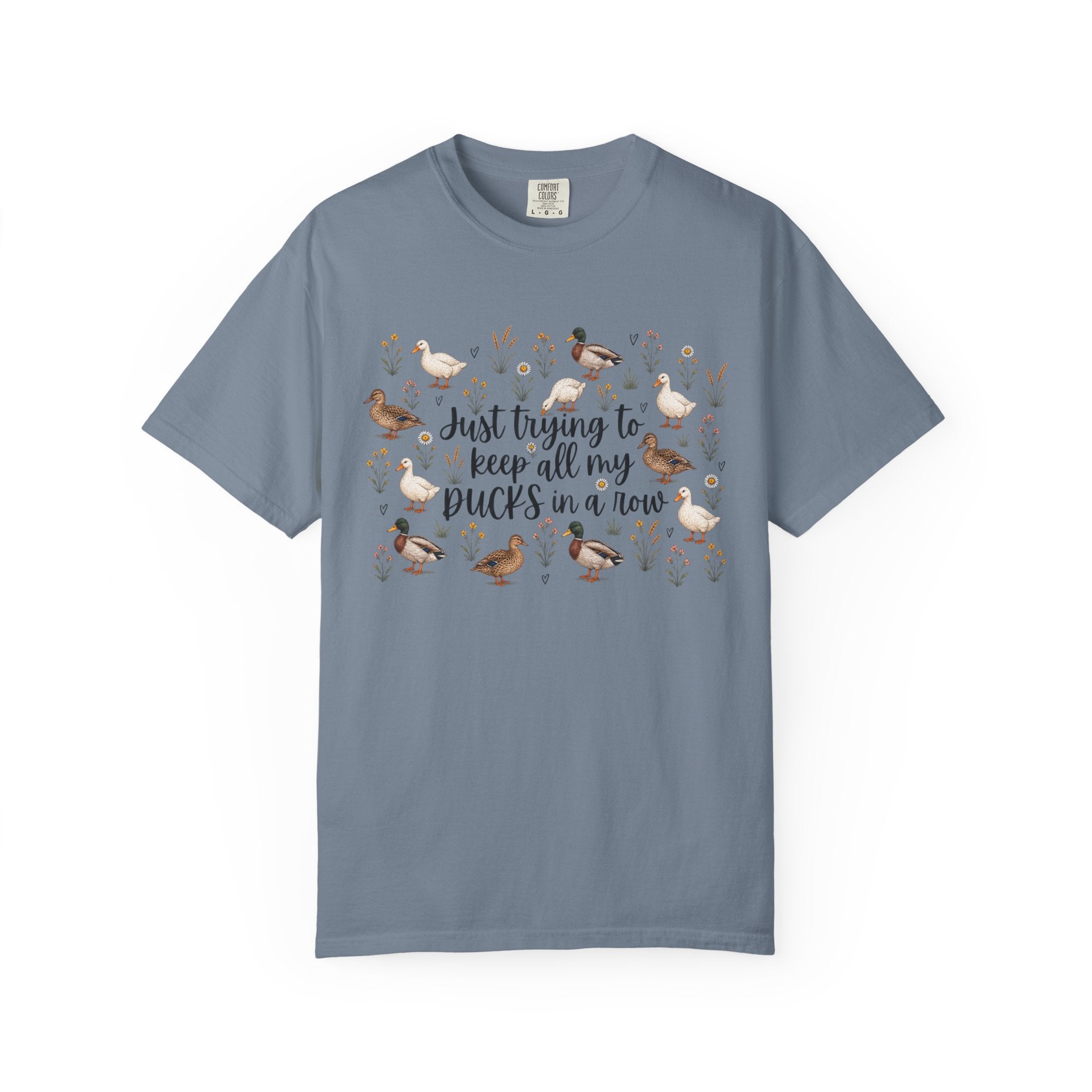 Ducks in a Row Unisex Garment-Dyed T-shirt