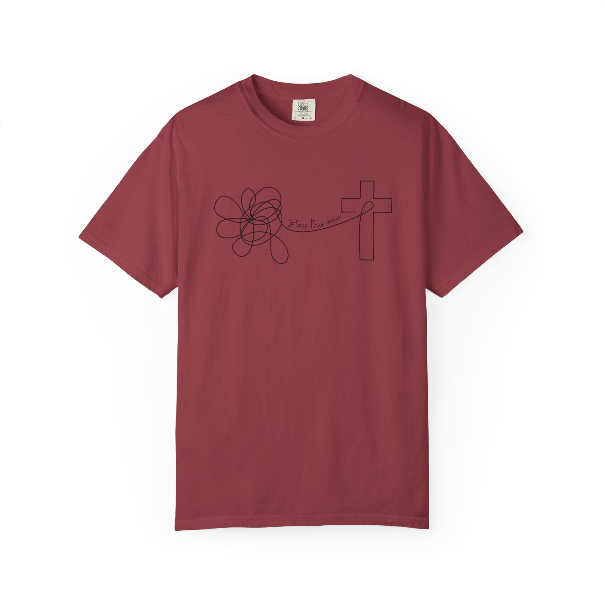 Bless this mess Unisex Garment-Dyed T-shirt