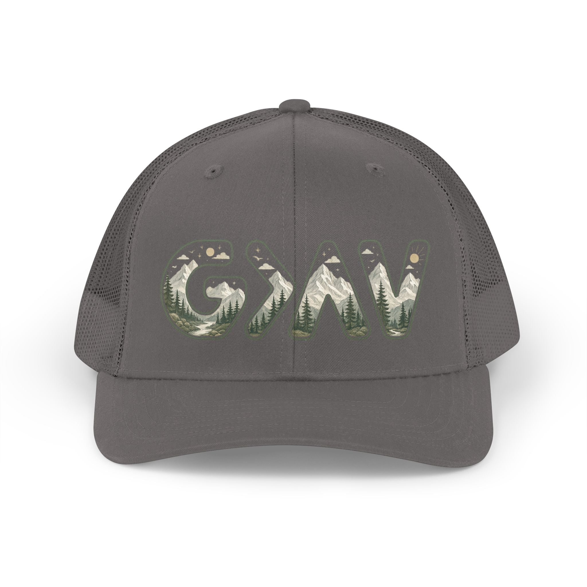God is greater Trucker Retro Hat