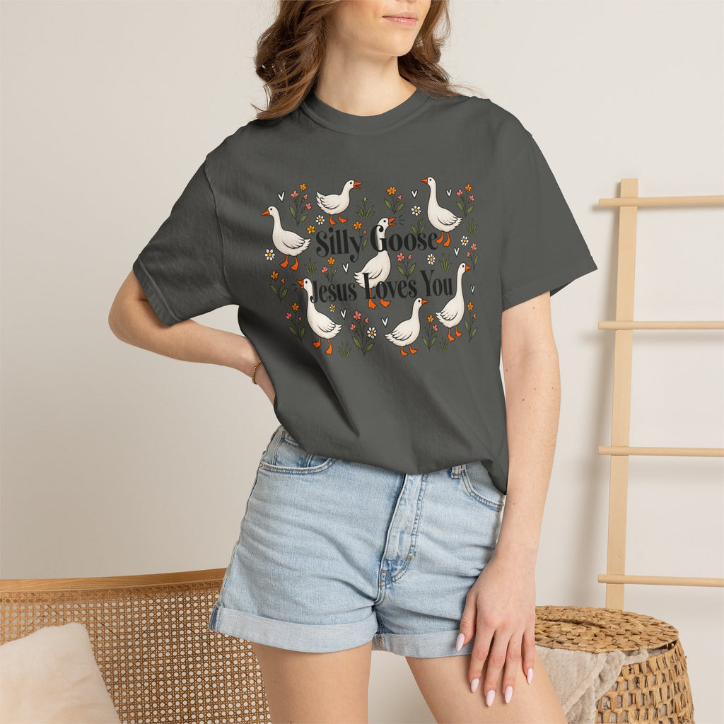 Silly Goose Unisex Garment-Dyed T-shirt