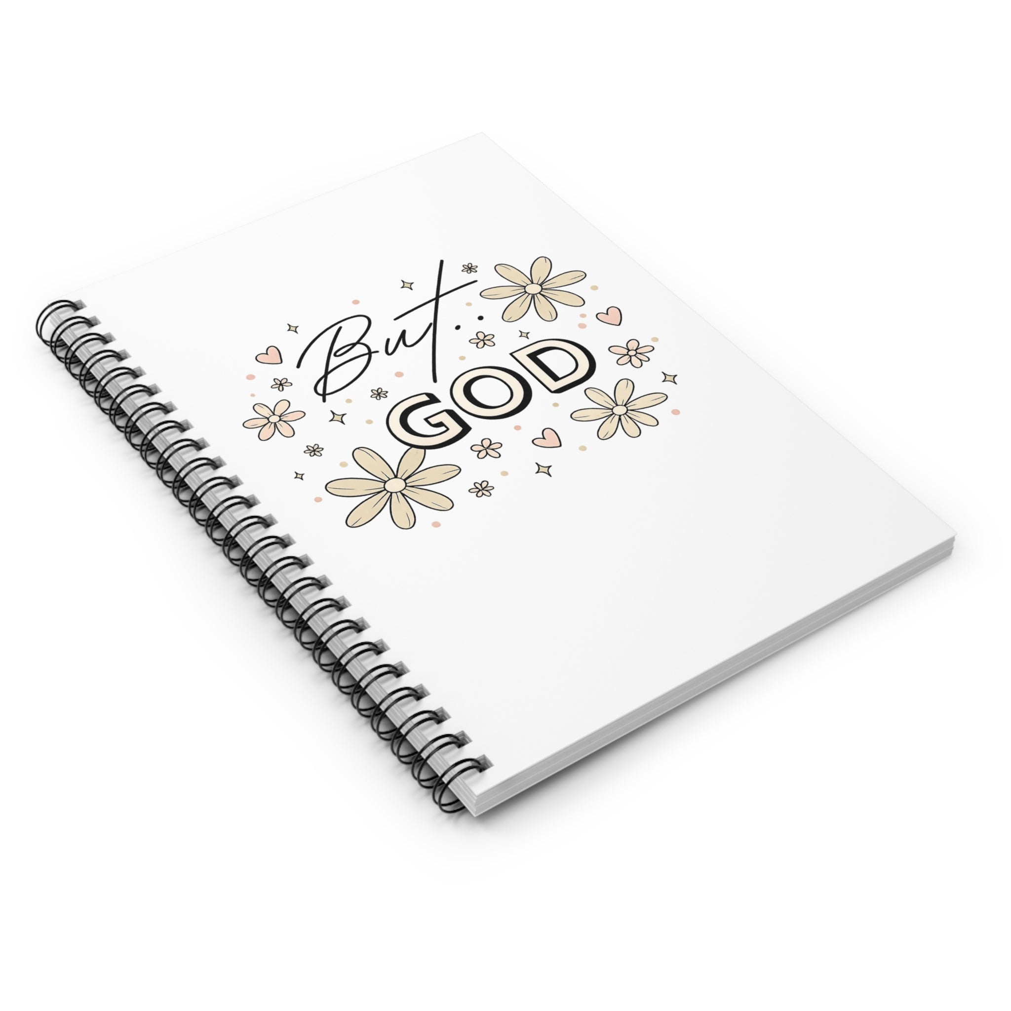 But God Spiral Notebook - Ruled Line