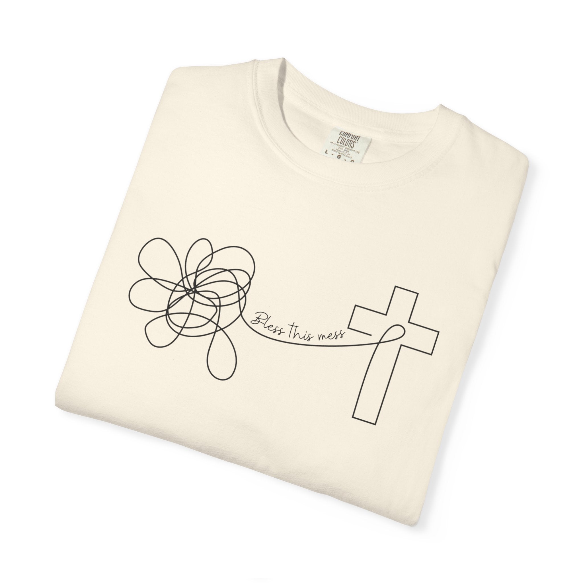 Bless this mess Unisex Garment-Dyed T-shirt