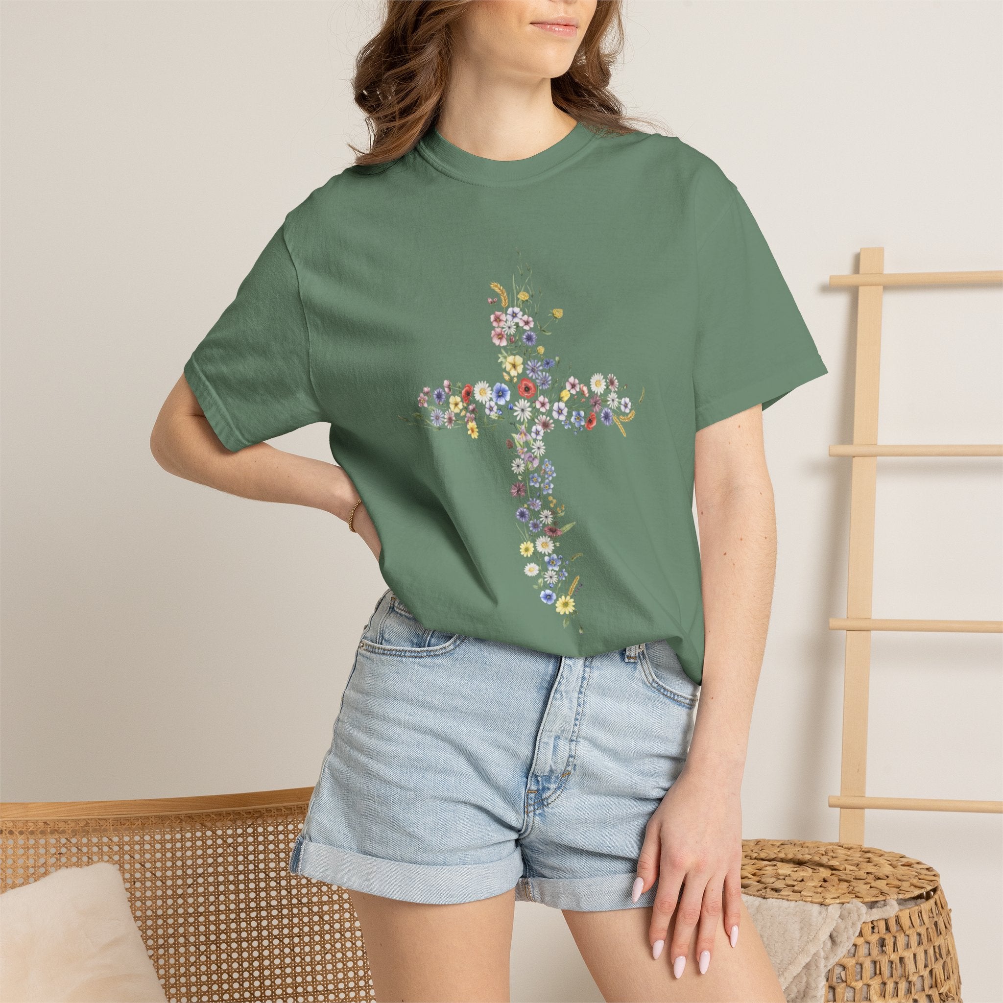 Cross Unisex Garment-Dyed T-shirt