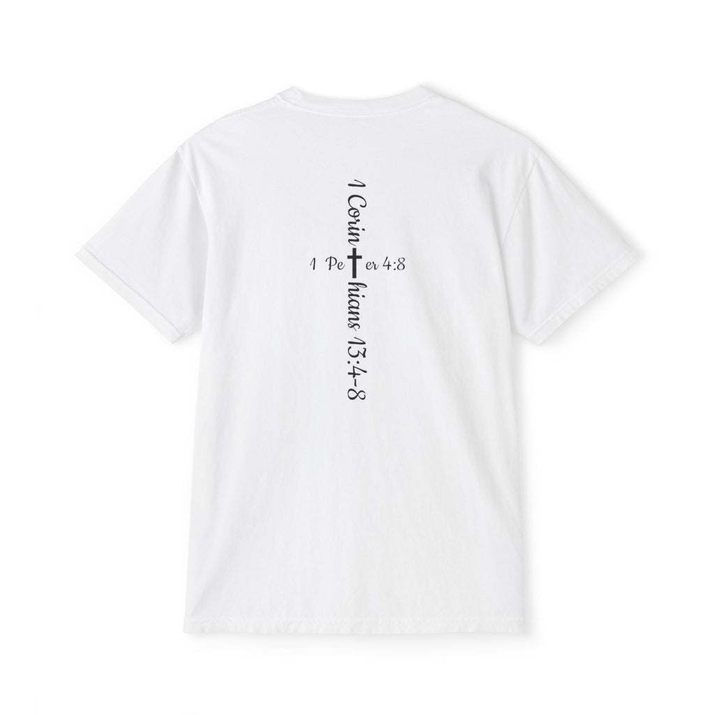 Verse Cross Unisex Garment-Dyed Pocket T-Shirt