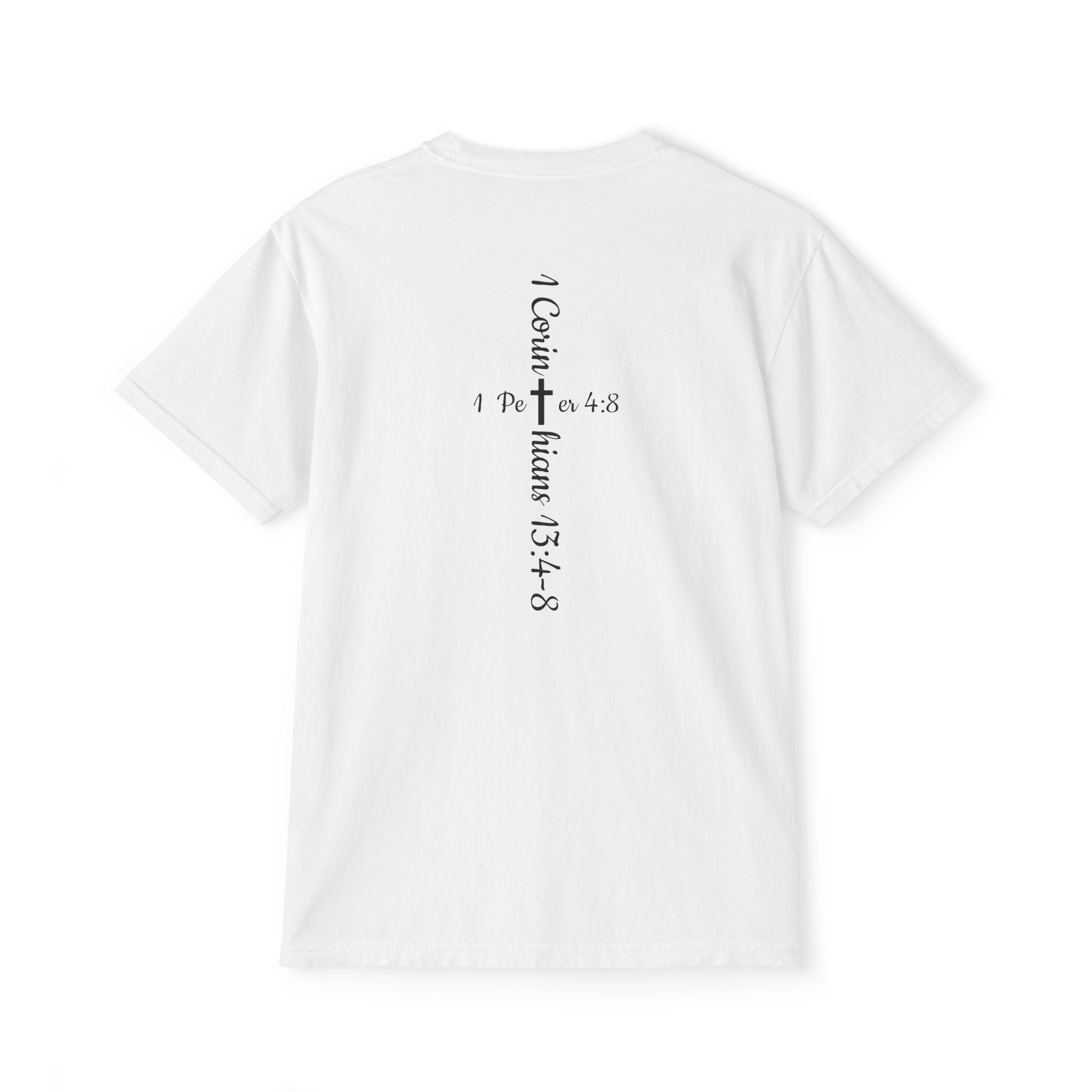Verse Cross Unisex Garment-Dyed Pocket T-Shirt