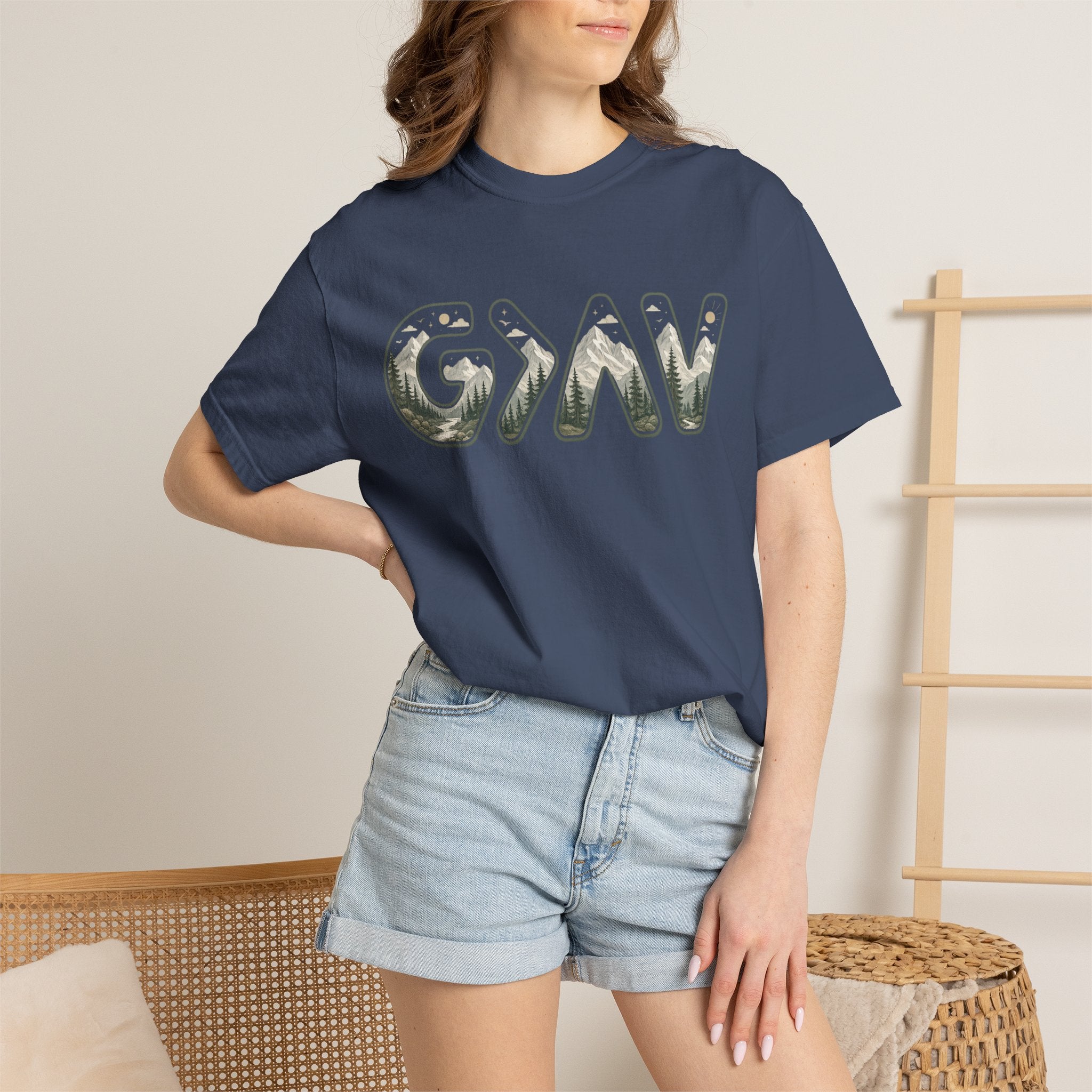 God is greater Unisex Garment-Dyed T-shirt