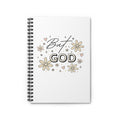 But God Spiral Notebook - Ruled Line