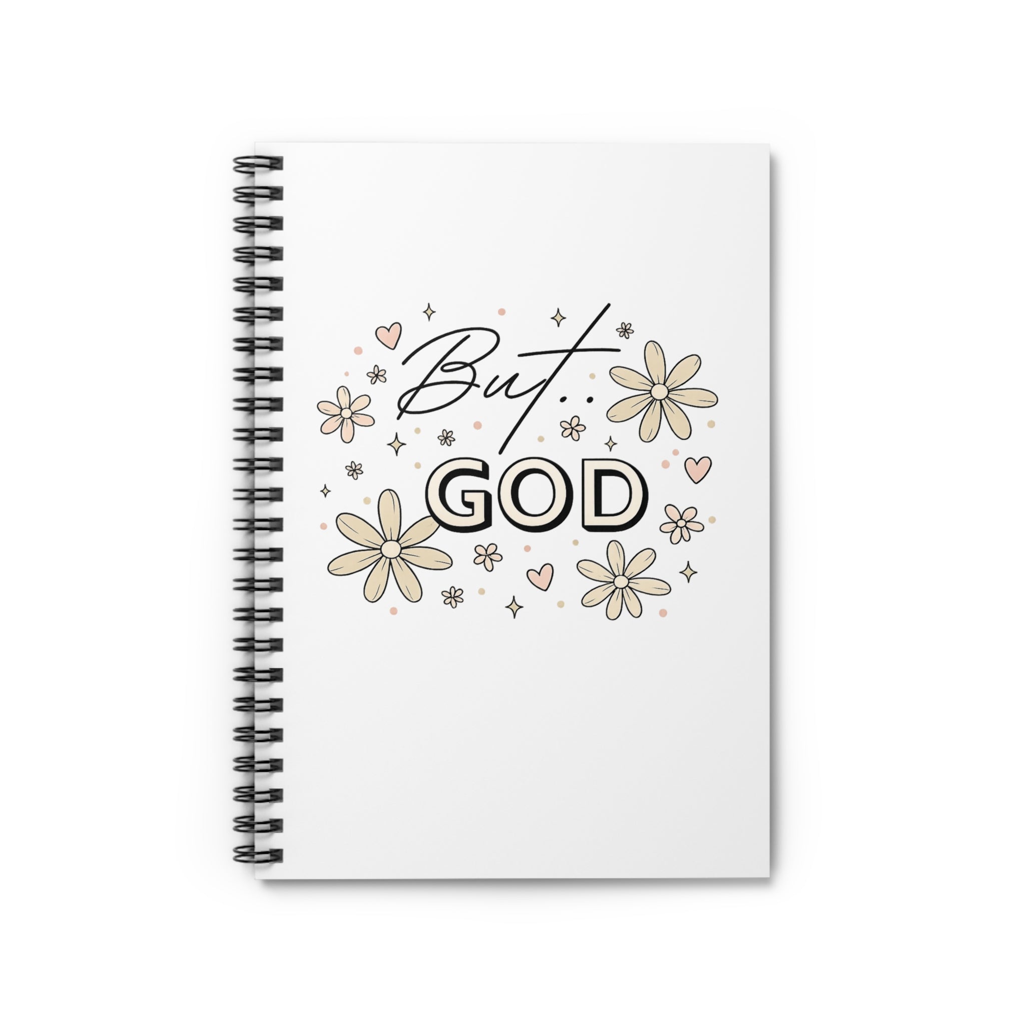But God Spiral Notebook - Ruled Line