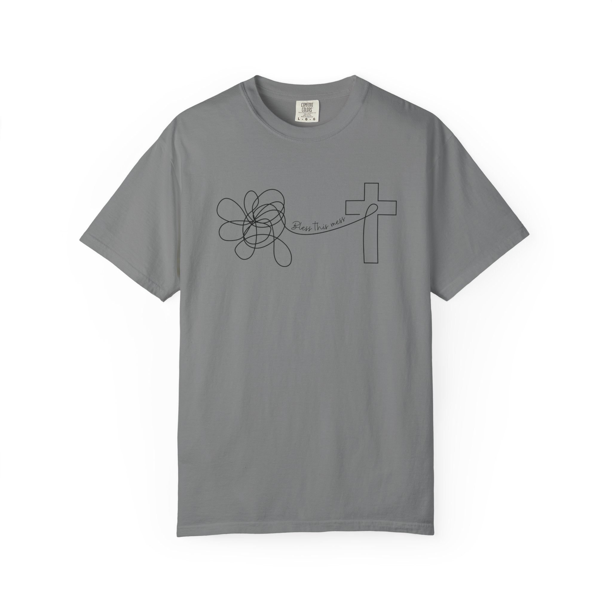 Bless this mess Unisex Garment-Dyed T-shirt