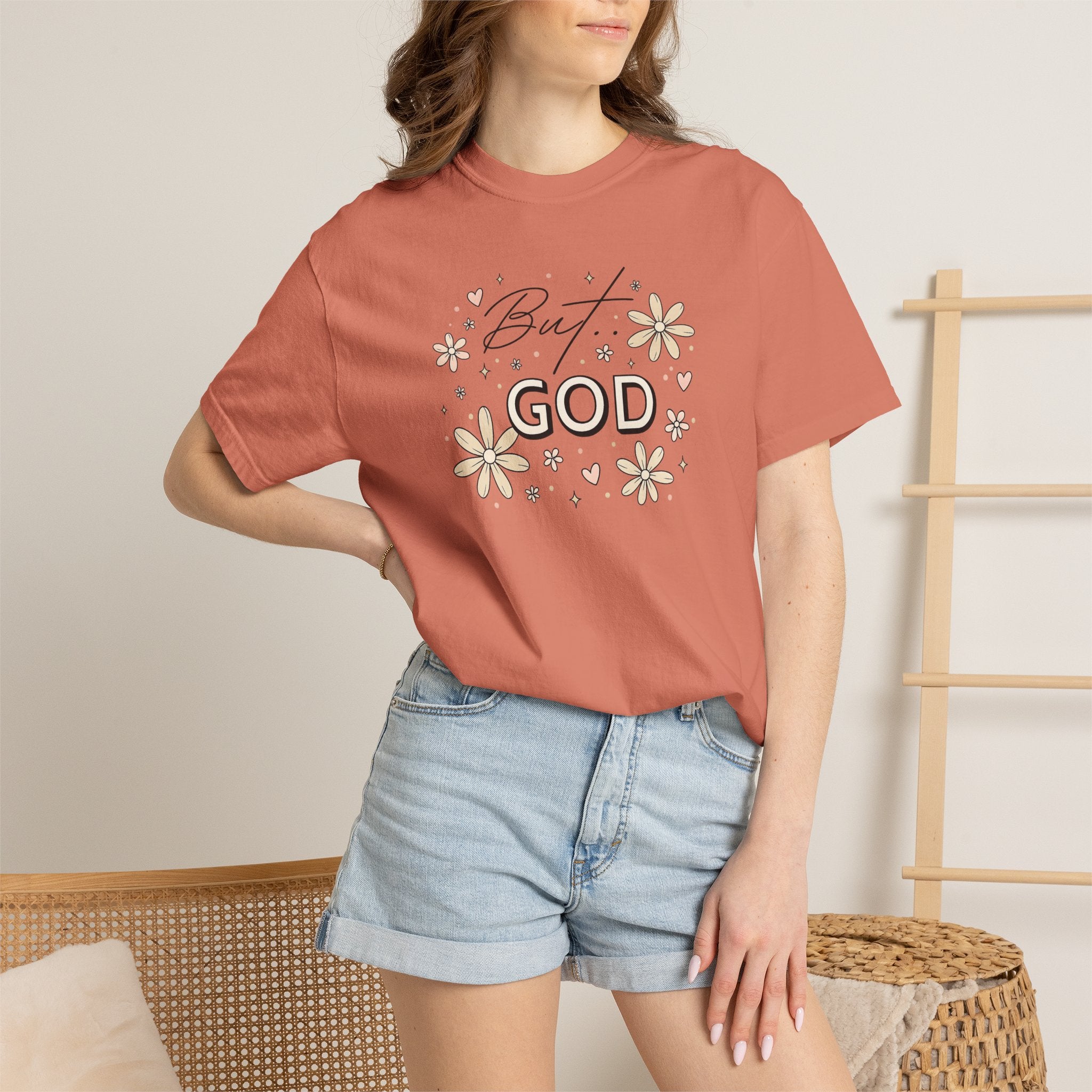 But God Unisex Garment-Dyed T-shirt