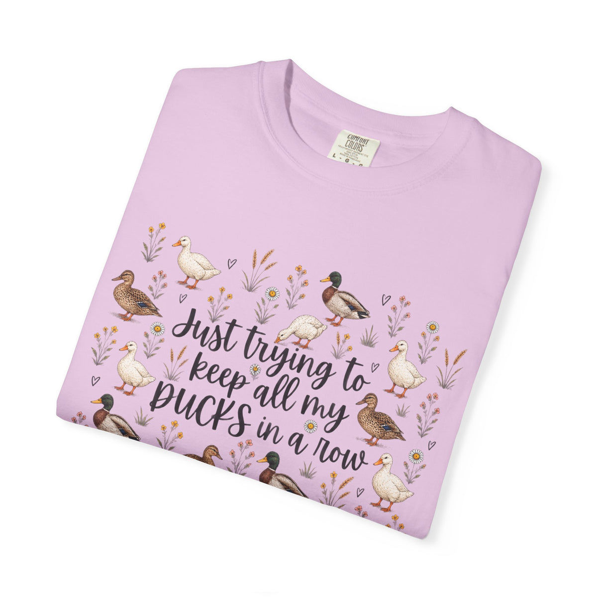 Ducks in a Row Unisex Garment-Dyed T-shirt