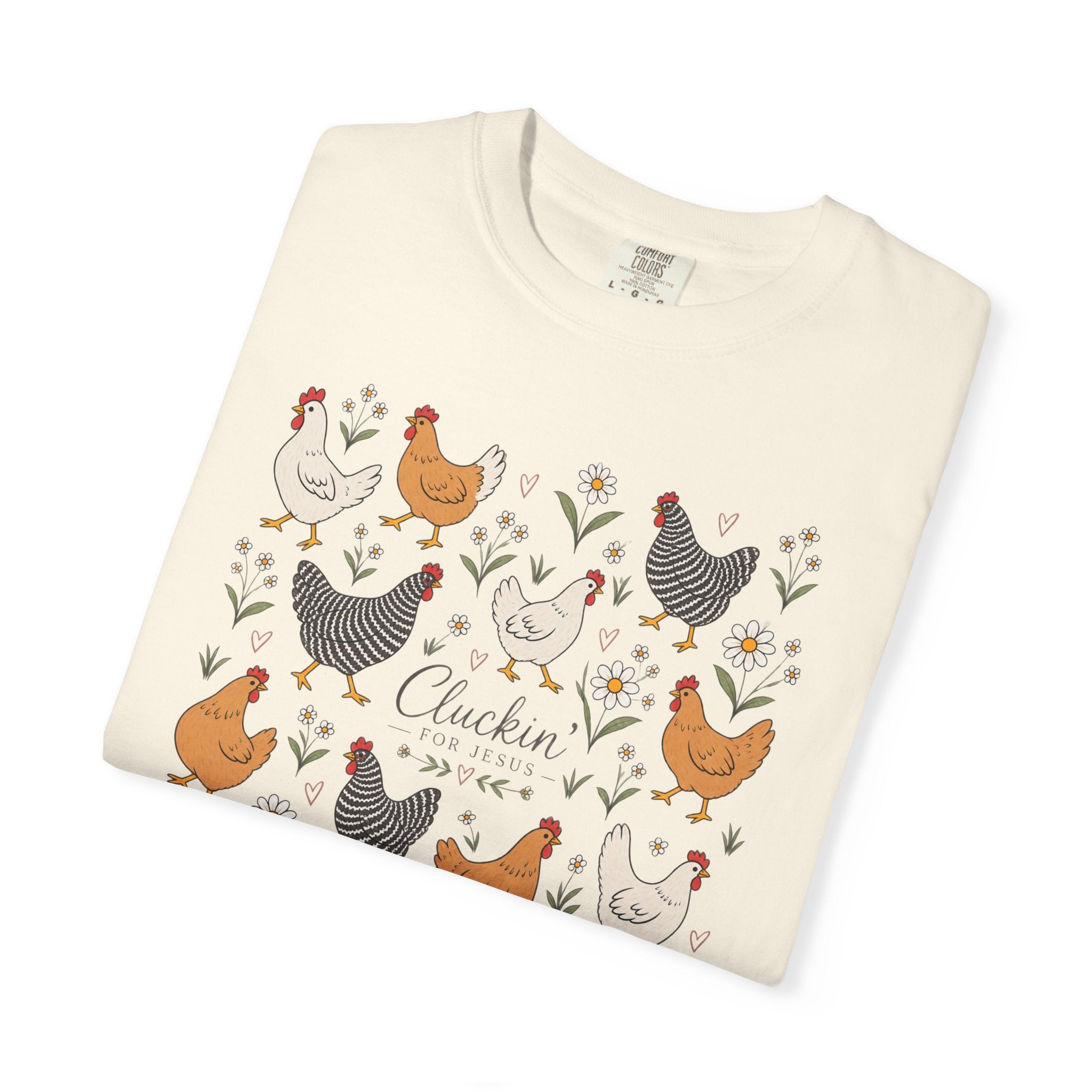 Cluckin Unisex Garment-Dyed T-shirt