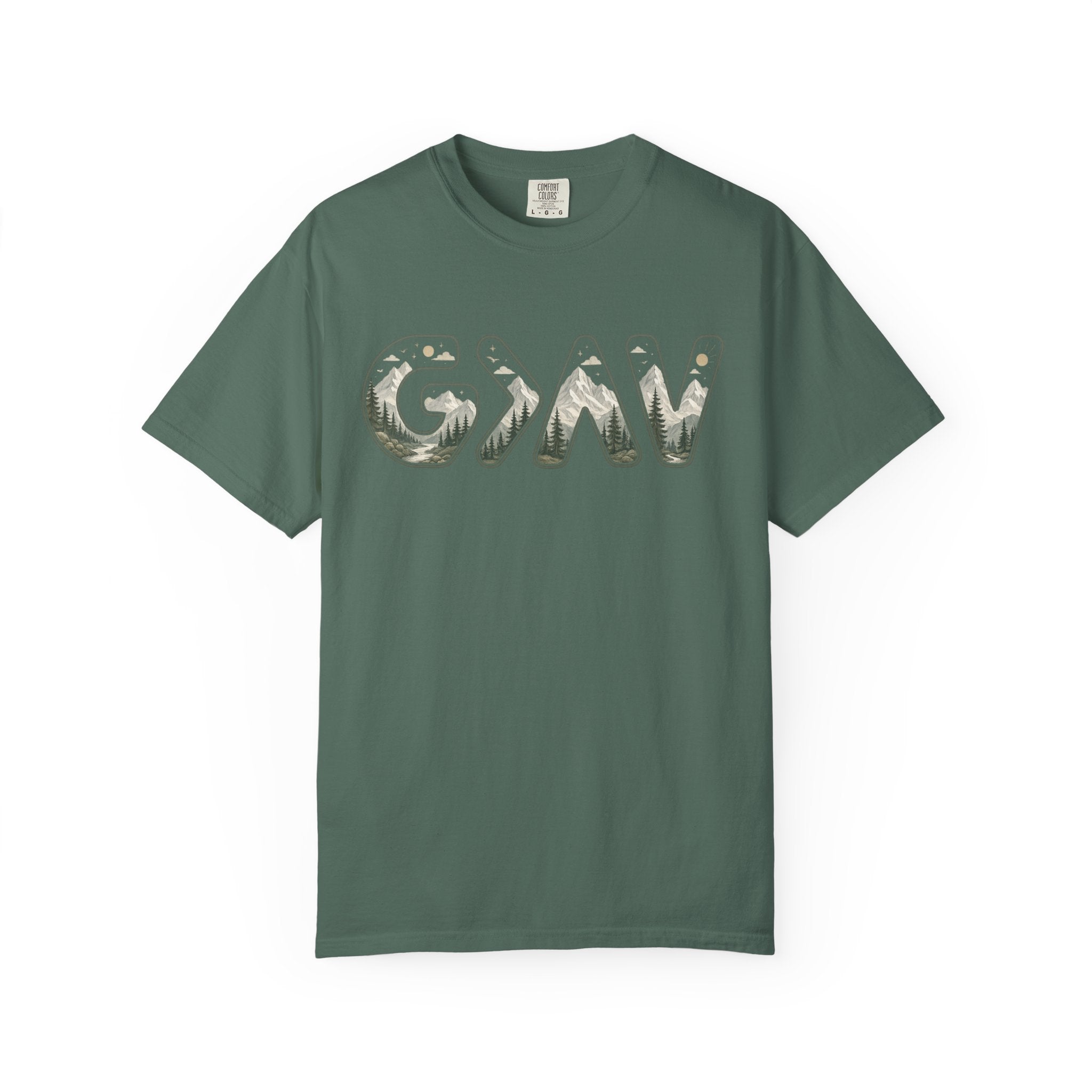 God is greater Unisex Garment-Dyed T-shirt
