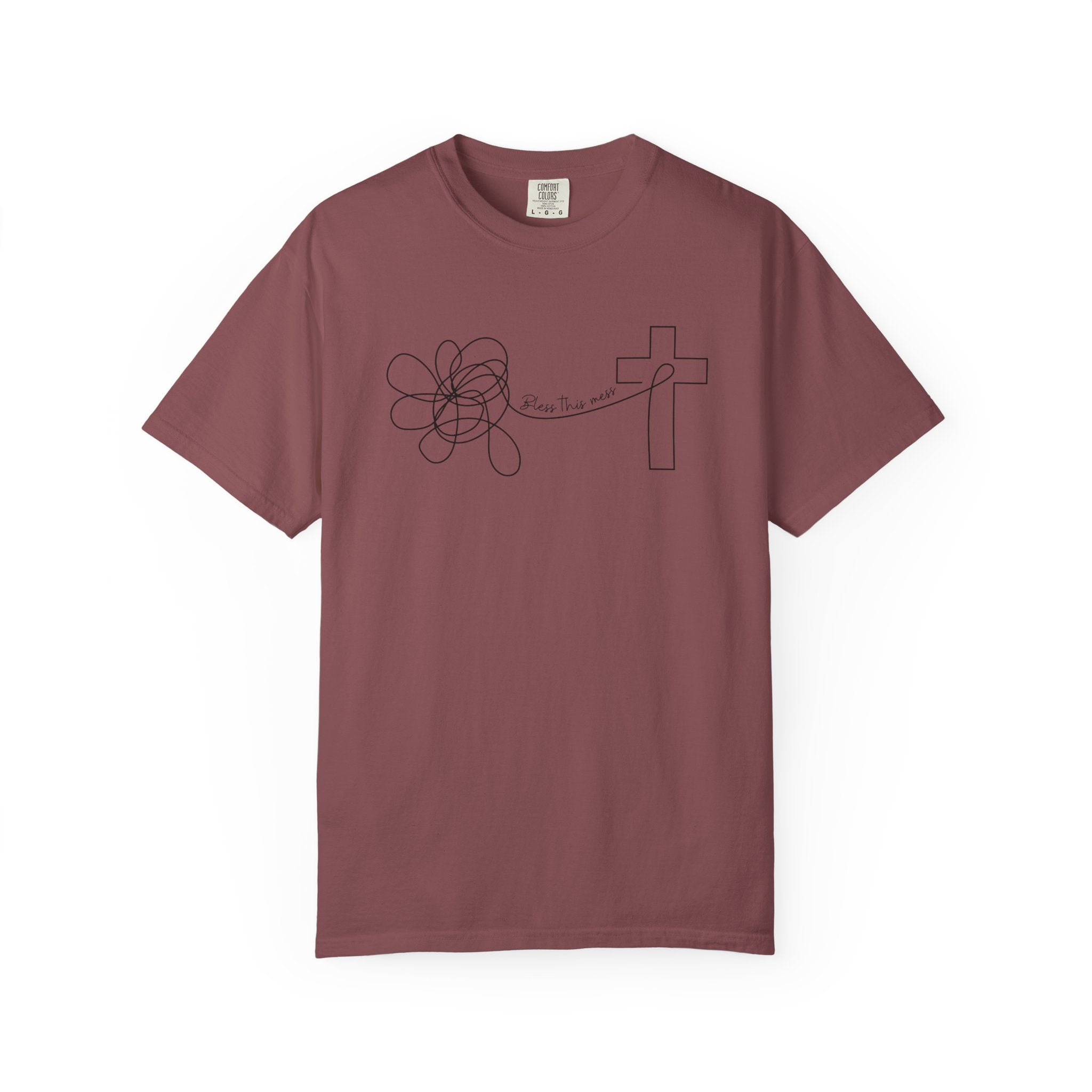 Bless this mess Unisex Garment-Dyed T-shirt
