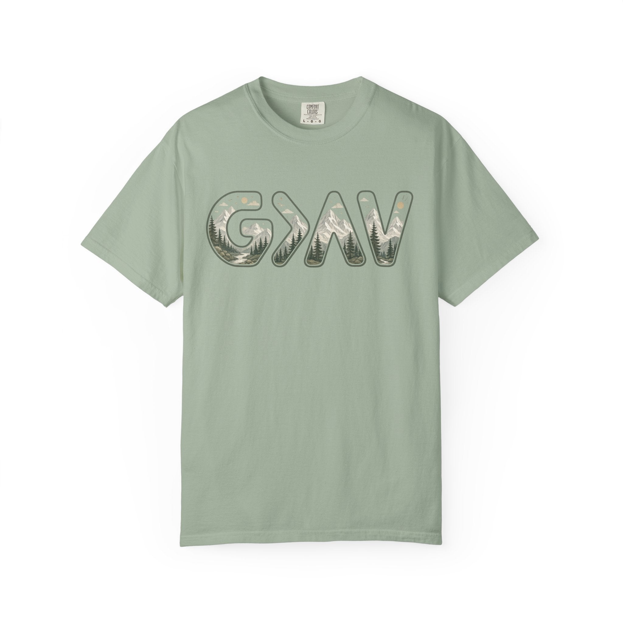 God is greater Unisex Garment-Dyed T-shirt