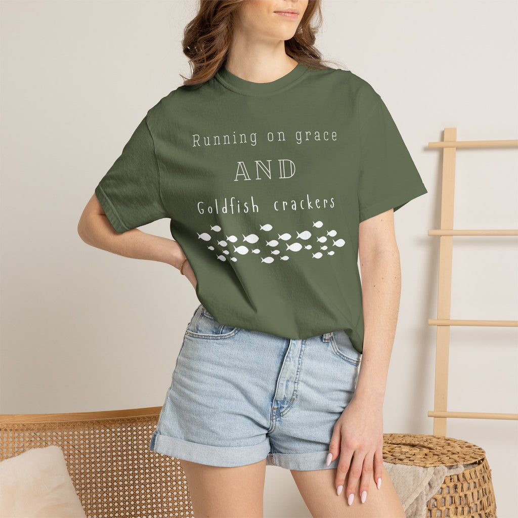 Grace and Goldfish Unisex Garment-Dyed T-shirt