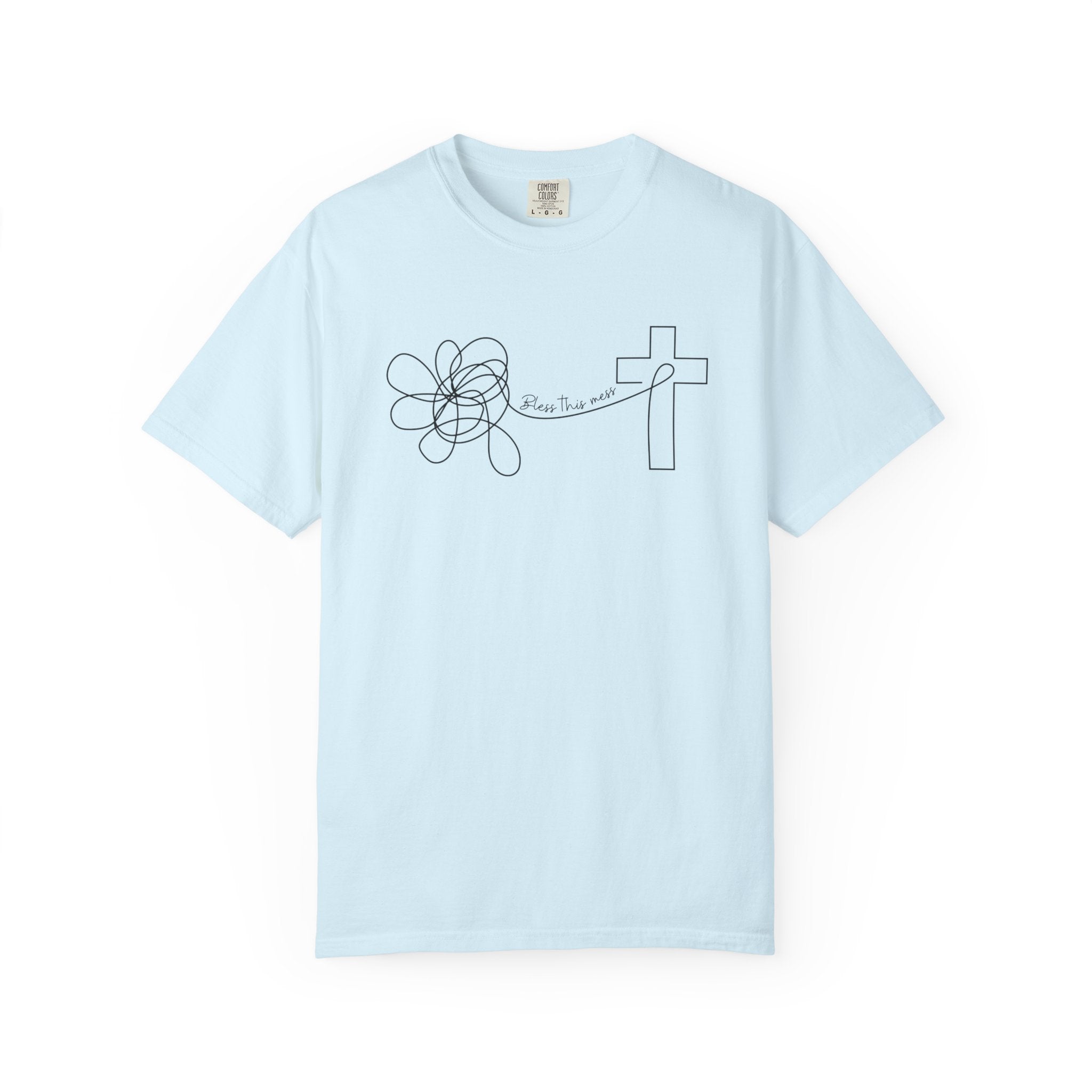 Bless this mess Unisex Garment-Dyed T-shirt