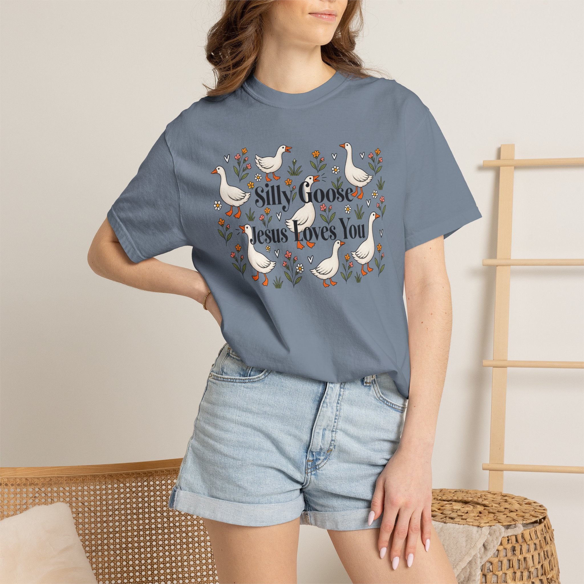 Silly Goose Unisex Garment-Dyed T-shirt