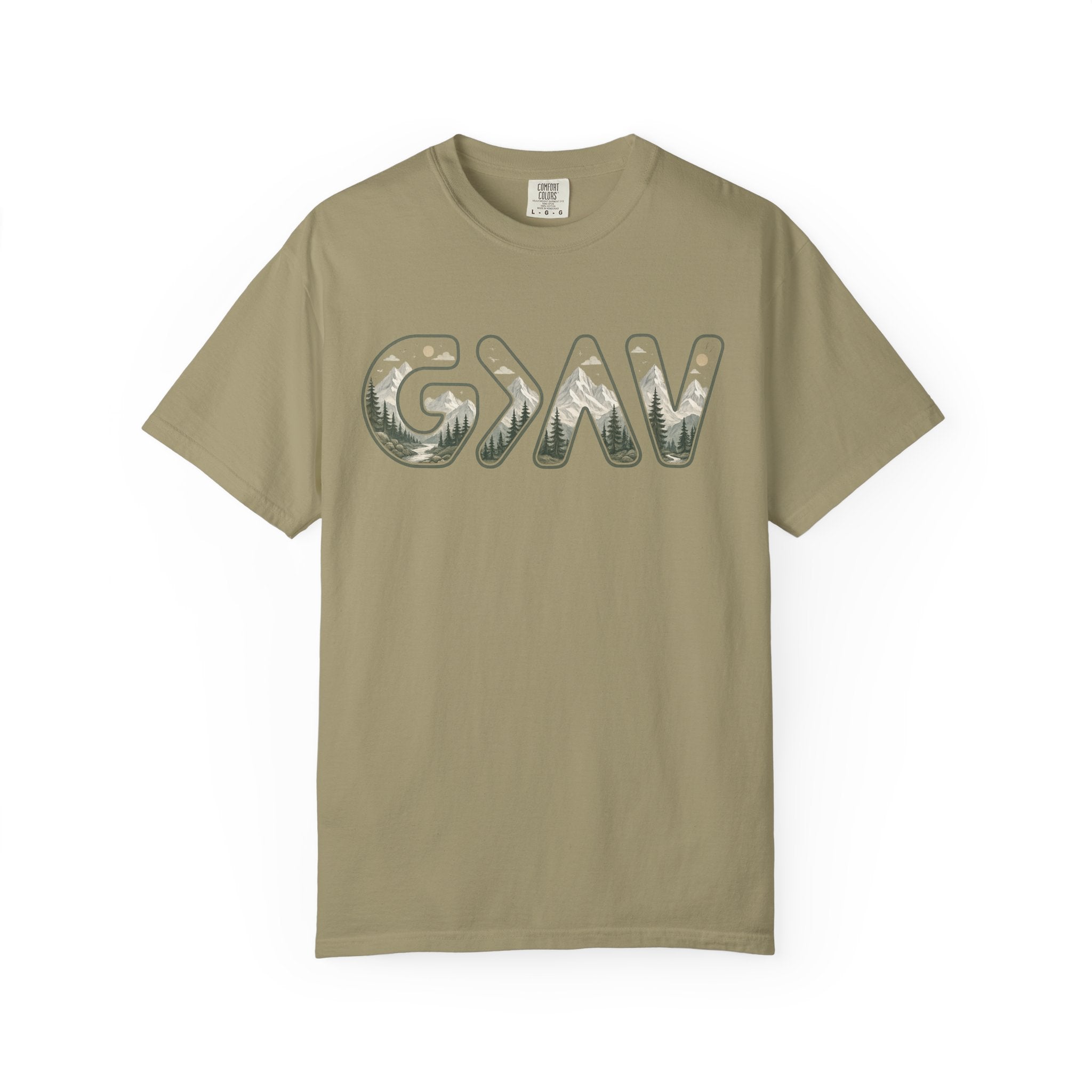 God is greater Unisex Garment-Dyed T-shirt