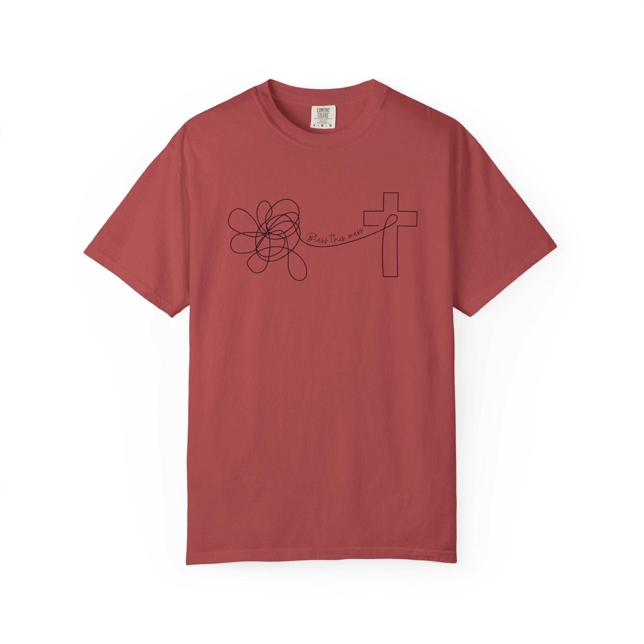 Bless this mess Unisex Garment-Dyed T-shirt