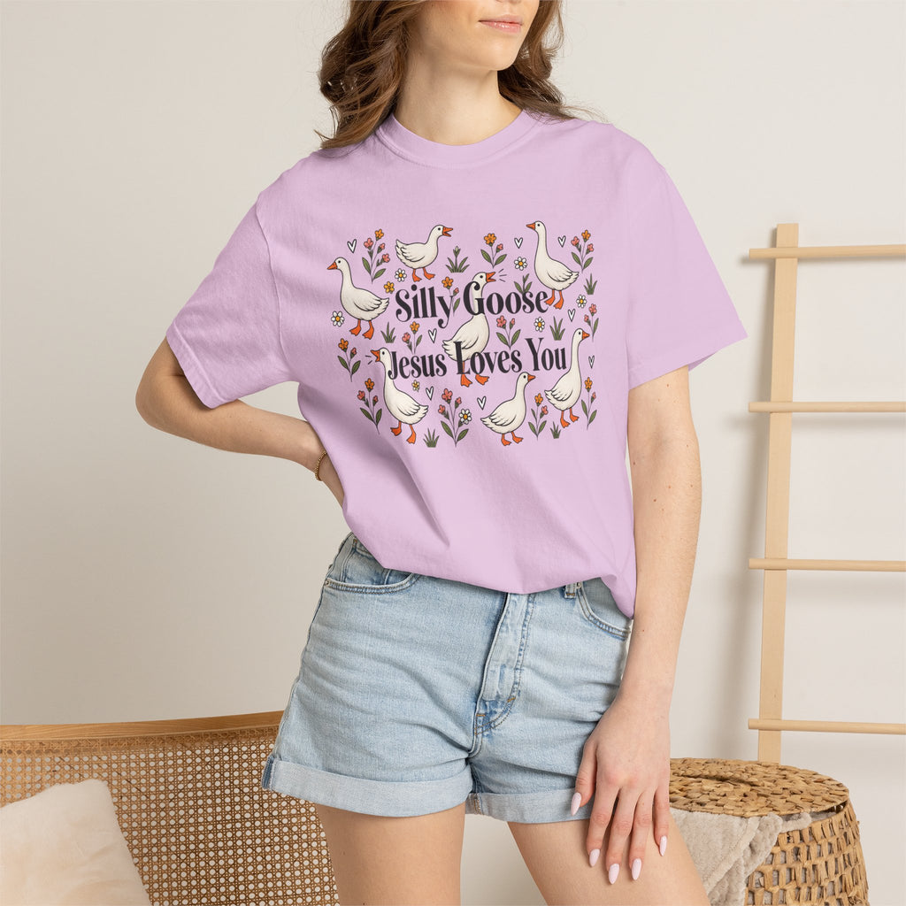 Silly Goose Unisex Garment-Dyed T-shirt