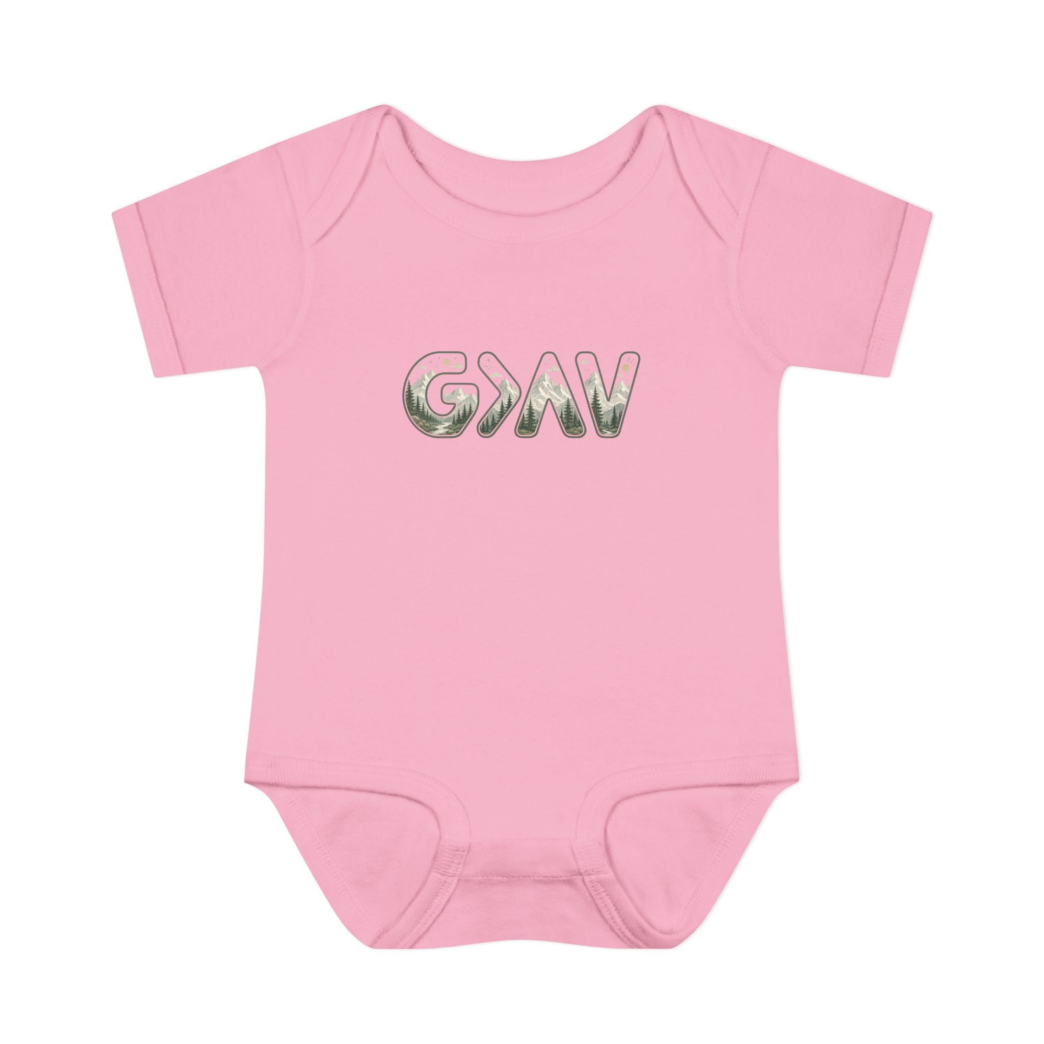 God is greater Infant Baby Rib Bodysuit
