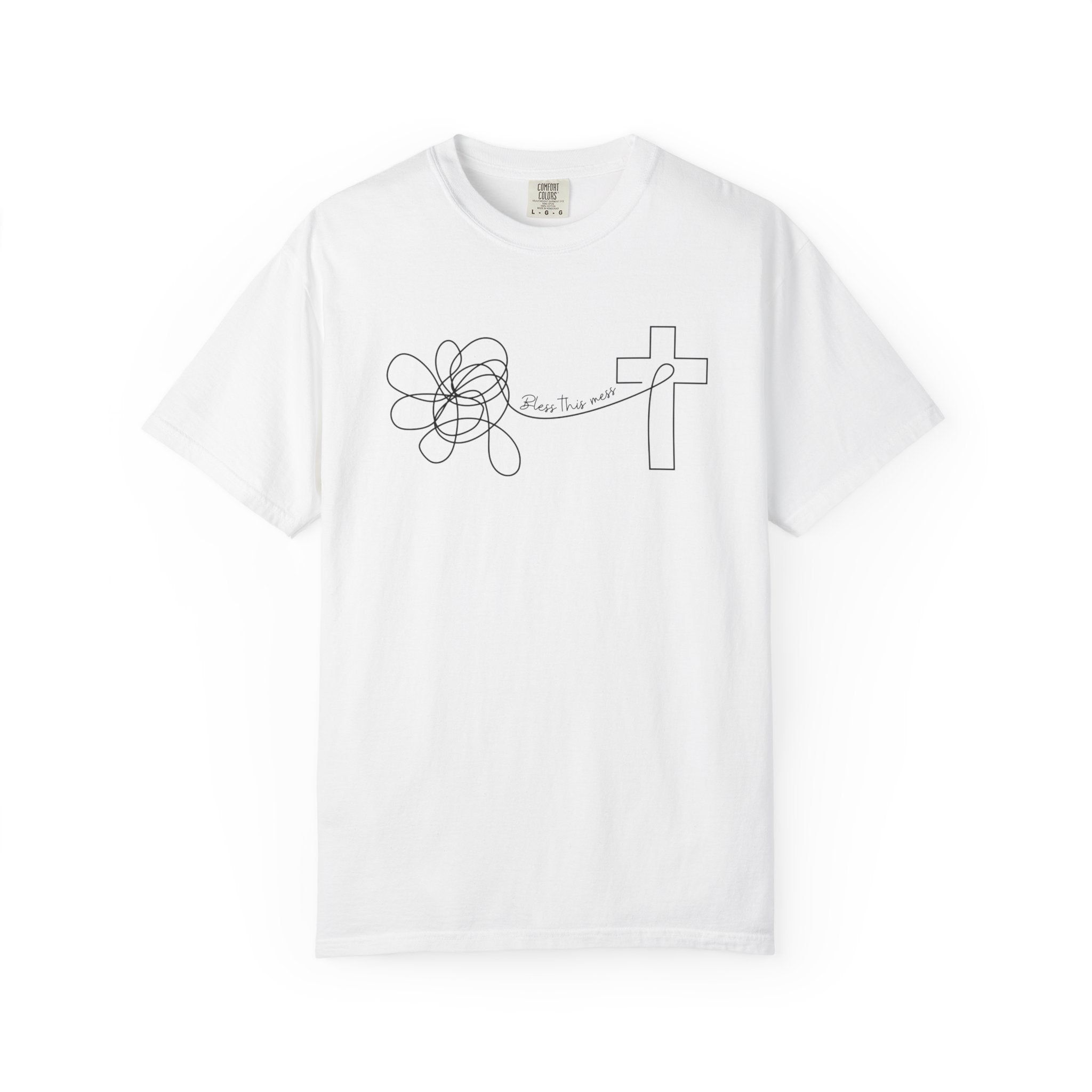 Bless this mess Unisex Garment-Dyed T-shirt