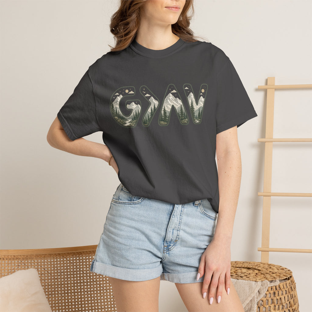 God is greater Unisex Garment-Dyed T-shirt