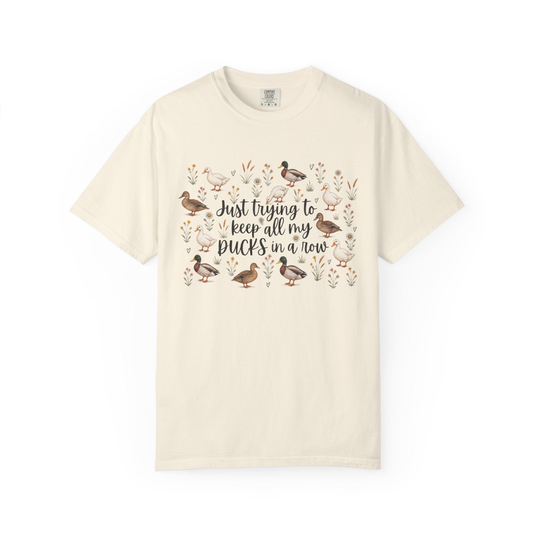 Ducks in a Row Unisex Garment-Dyed T-shirt