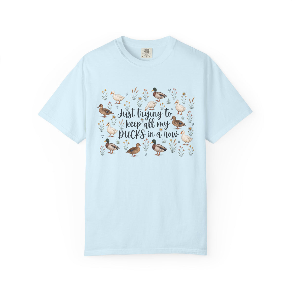 Ducks in a Row Unisex Garment-Dyed T-shirt