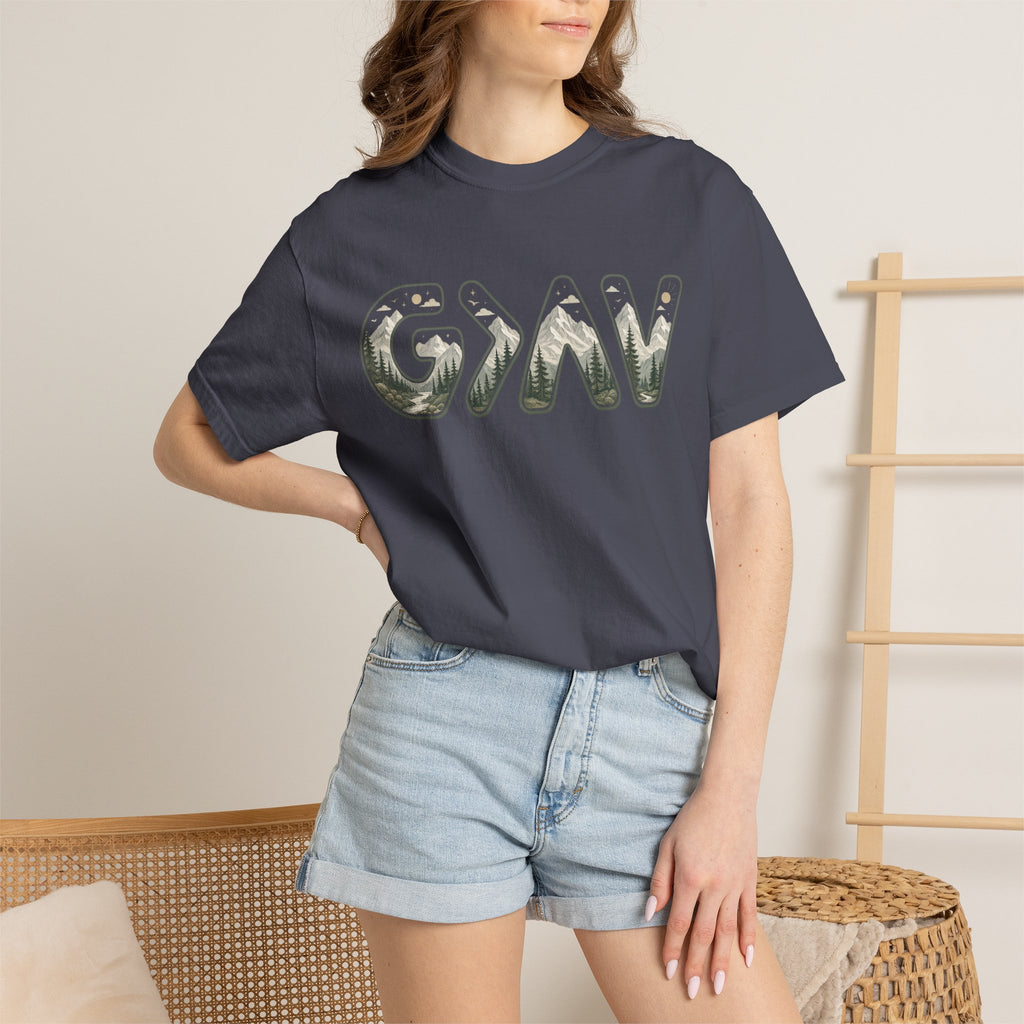 God is greater Unisex Garment-Dyed T-shirt