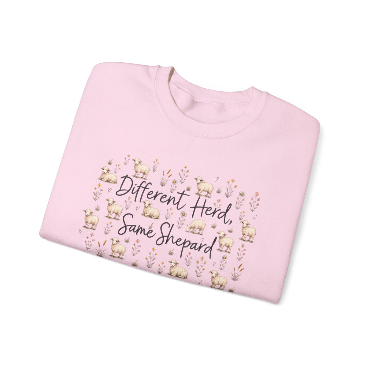 Different herd, same shepherd Unisex Heavy Blend™ Crewneck Sweatshirt